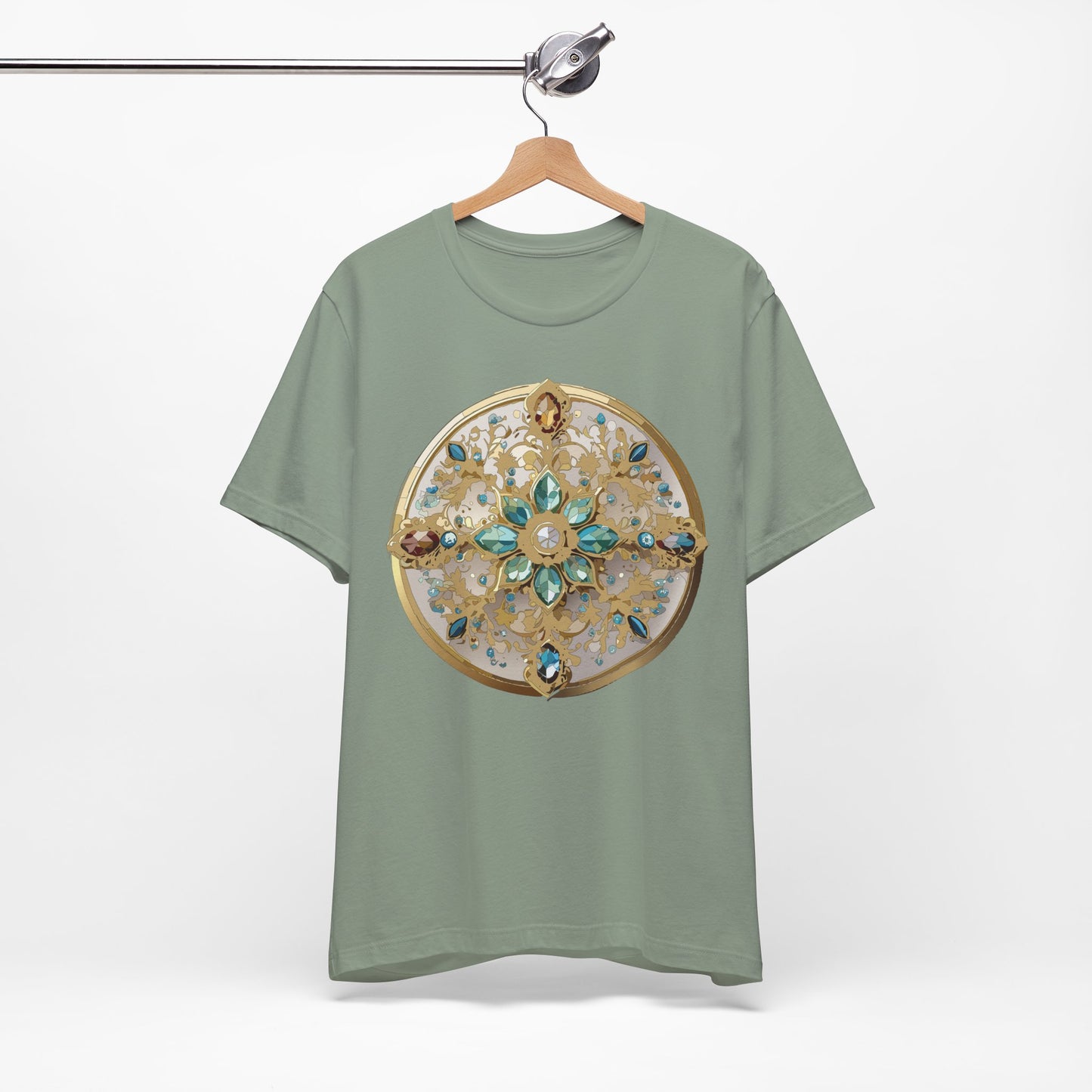Medallion Shirt, Shirt with Medallion, Tee Shirt with Medal