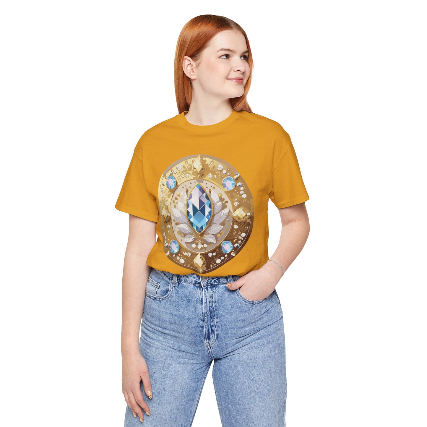 Medallion Shirt, Shirt with Medallion, Tee Shirt with Medal
