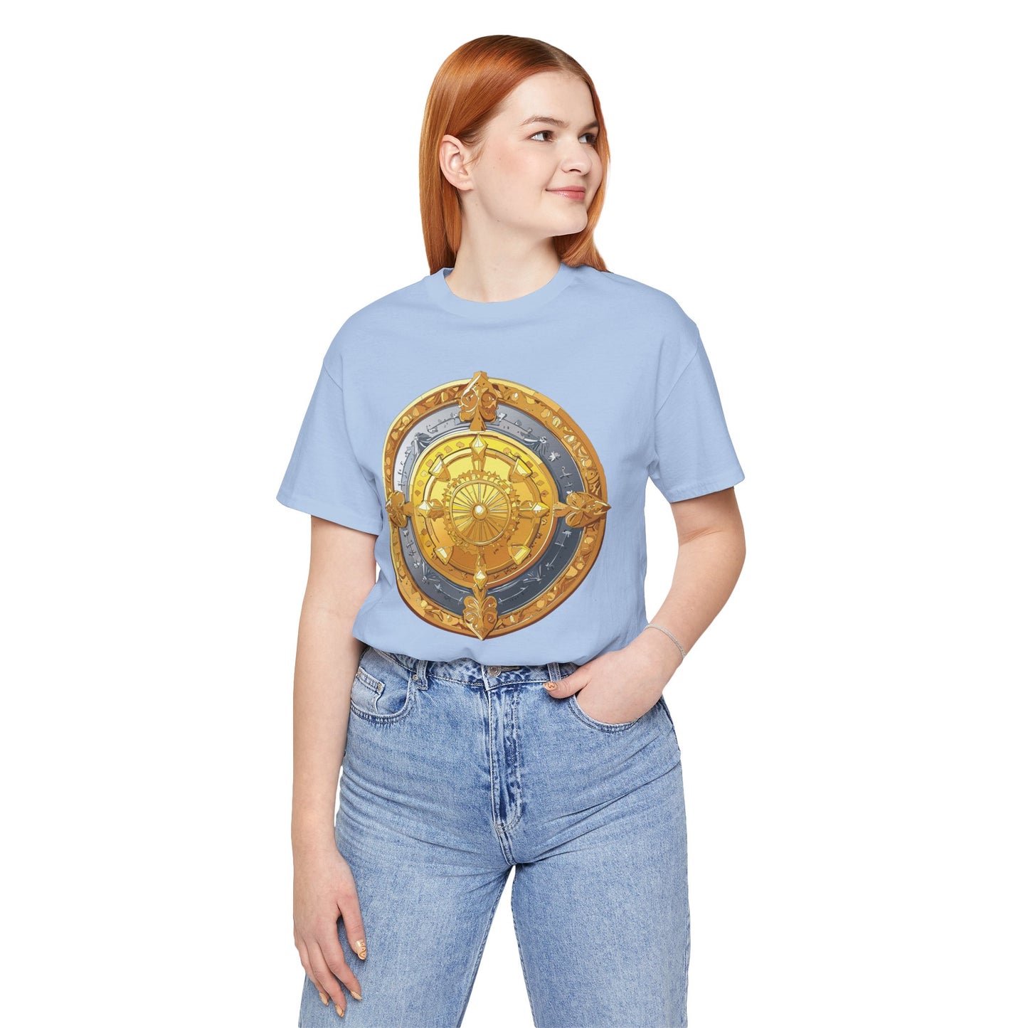 Coin Shirt, Shirt with Coin, Tee Shirt with Gold Coin, Shirt with Antique Coin