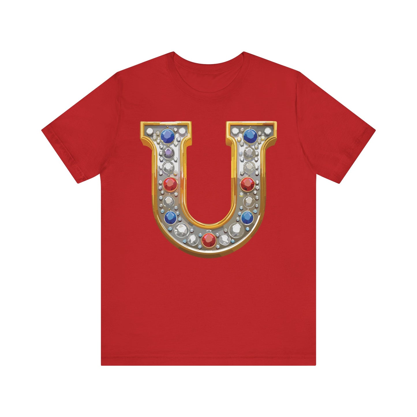 Letter Shirt, Shirt with Letters, Tee Shirt with Gold Letter, Shirt with Antique Letters