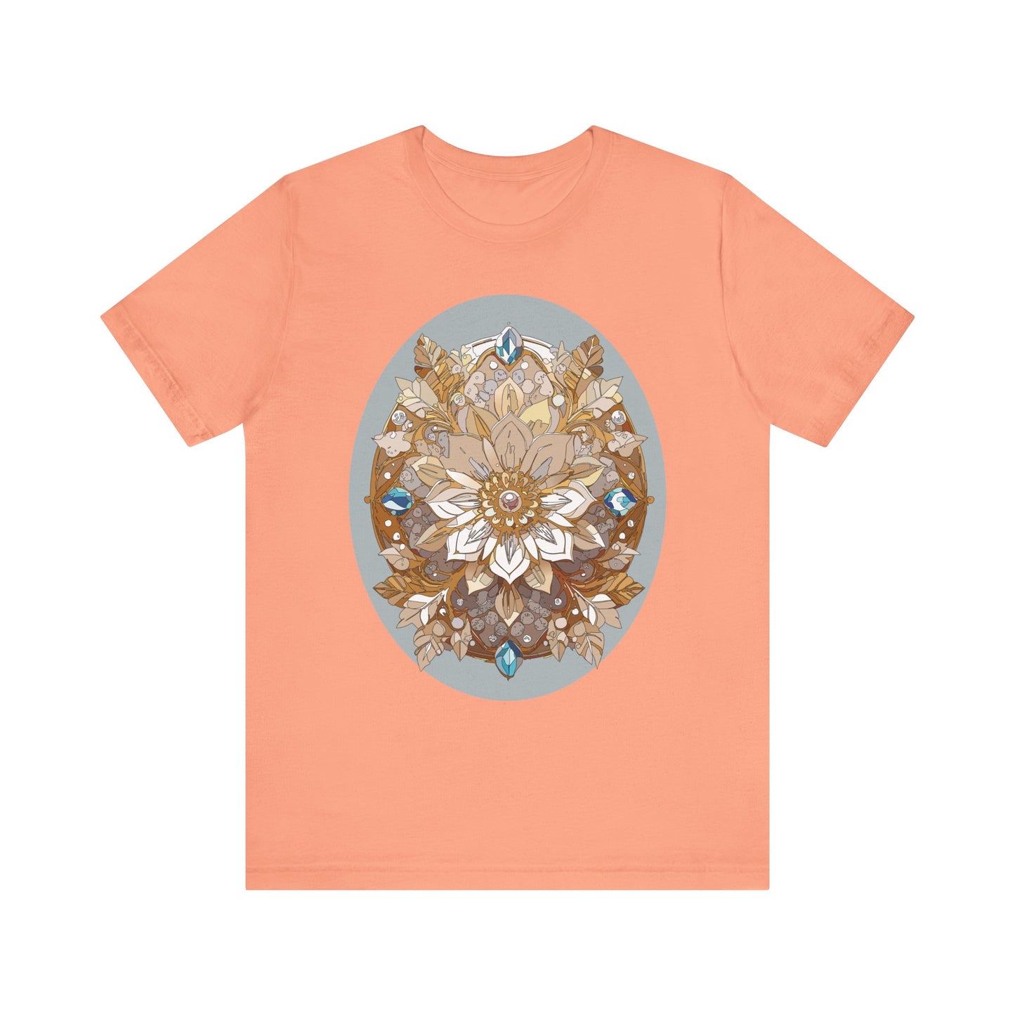 Floral Shirt, Flower Shirt, Tee Shirt with Antique Flower