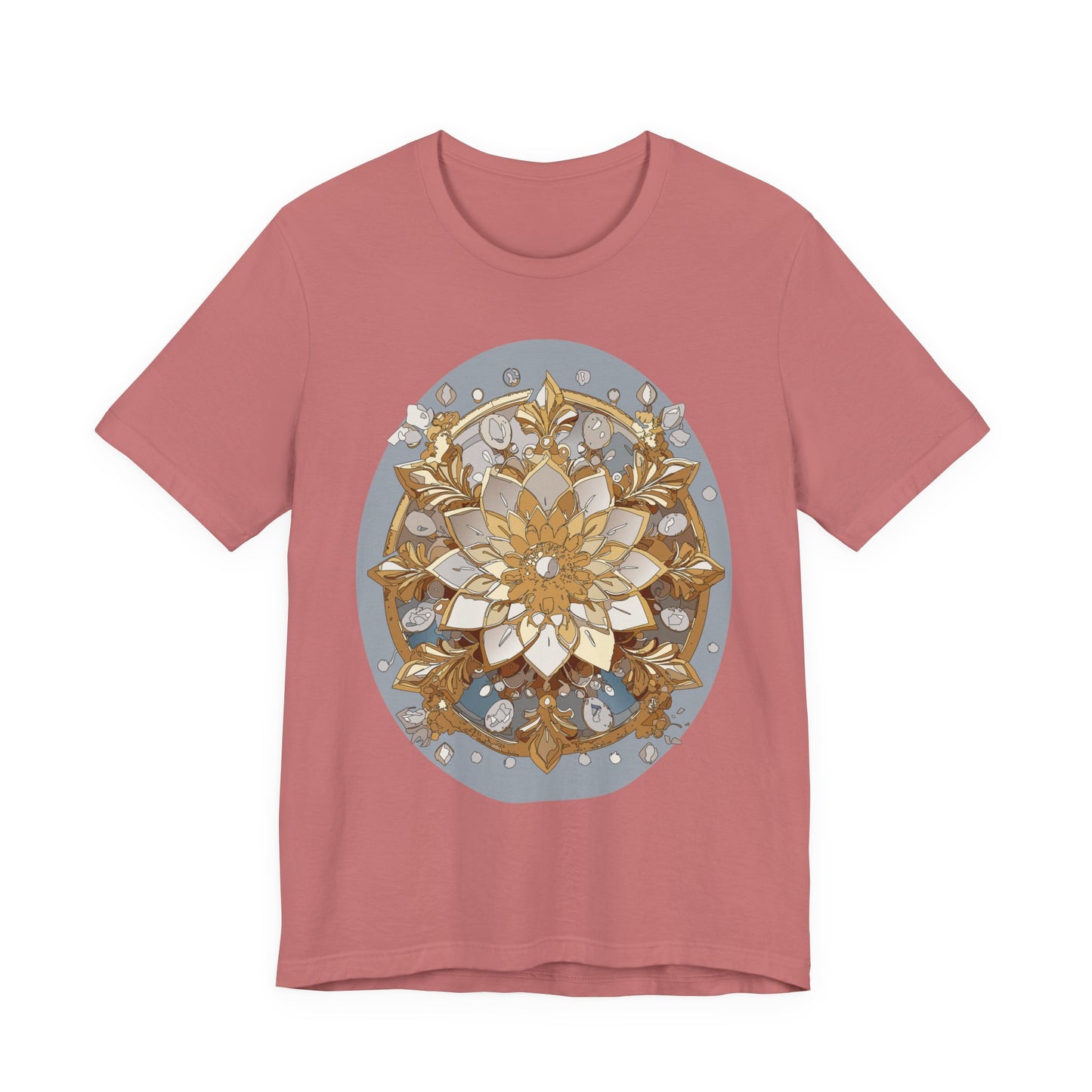 Floral Shirt, Flower Shirt, Tee Shirt with Antique Flower