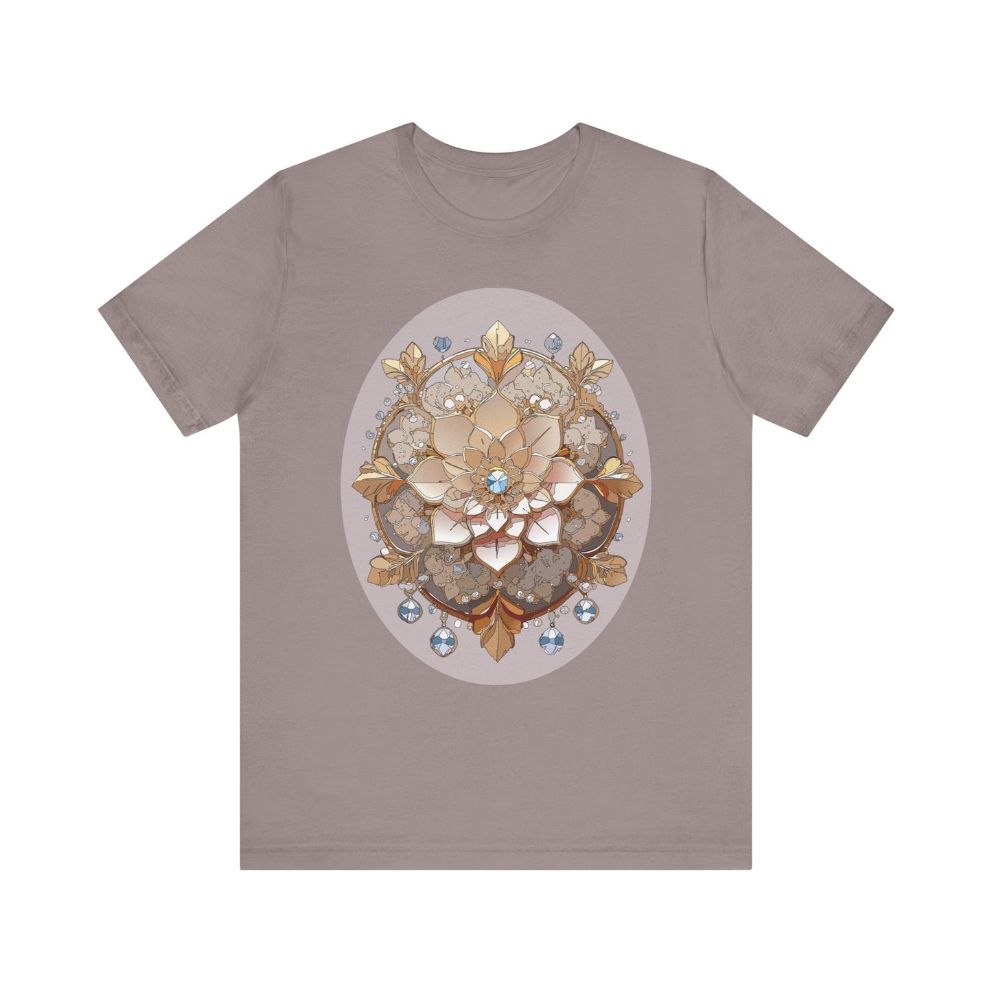 Floral Shirt, Flower Shirt, Tee Shirt with Antique Flower