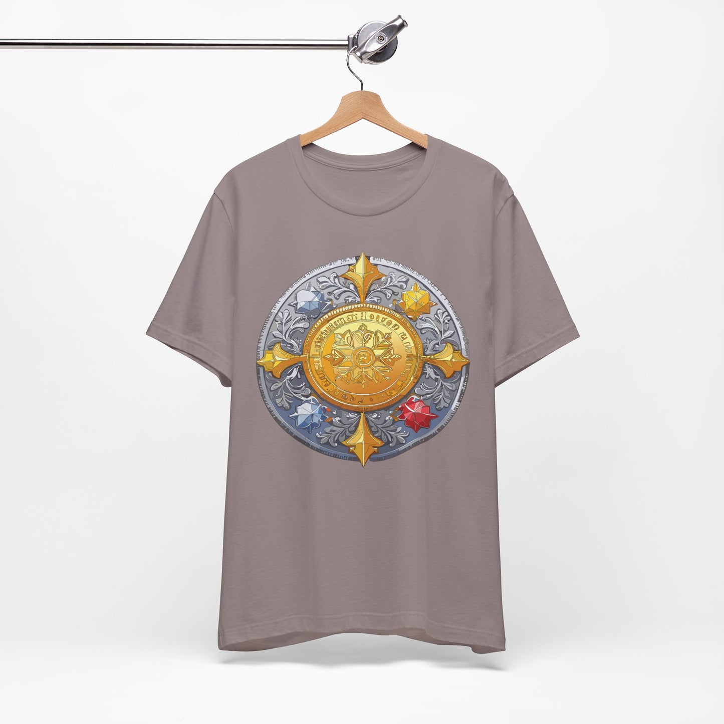 Coin Shirt, Shirt with Coin, Tee Shirt with Gold Coin, Shirt with Antique Coin