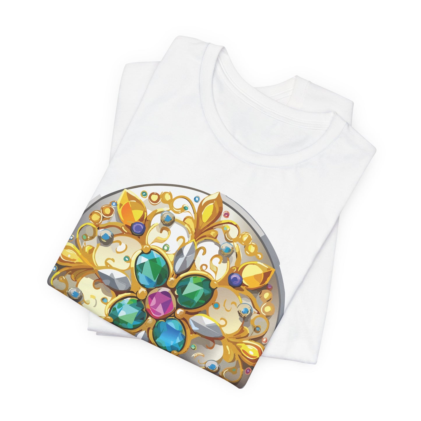 Medallion Shirt, Shirt with Medallion, Tee Shirt with Medal