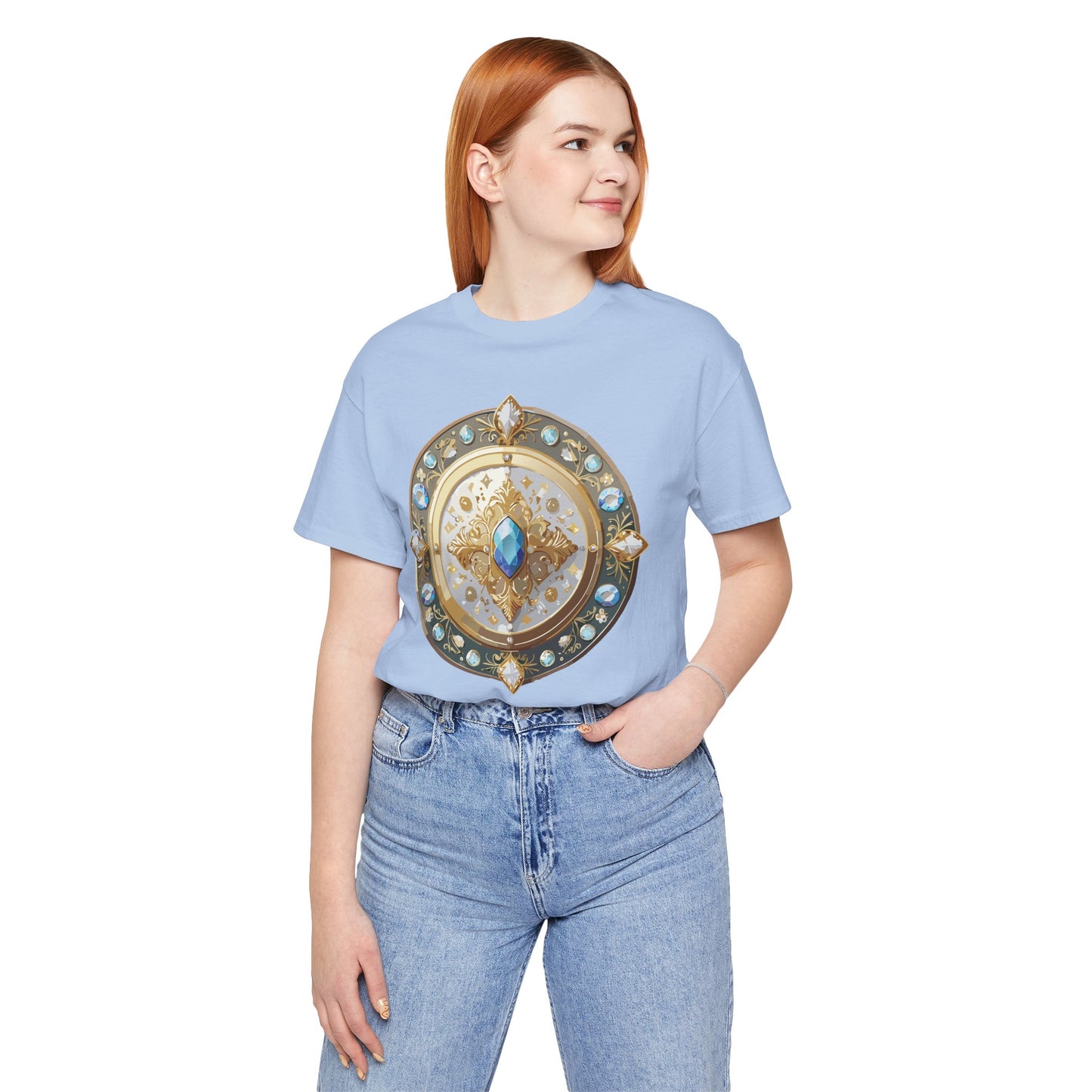 Medallion Shirt, Shirt with Medallion, Tee Shirt with Medal