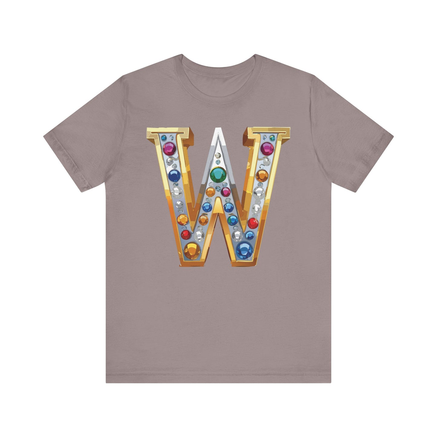 Letter Shirt, Shirt with Letters, Tee Shirt with Gold Letter, Shirt with Antique Letters