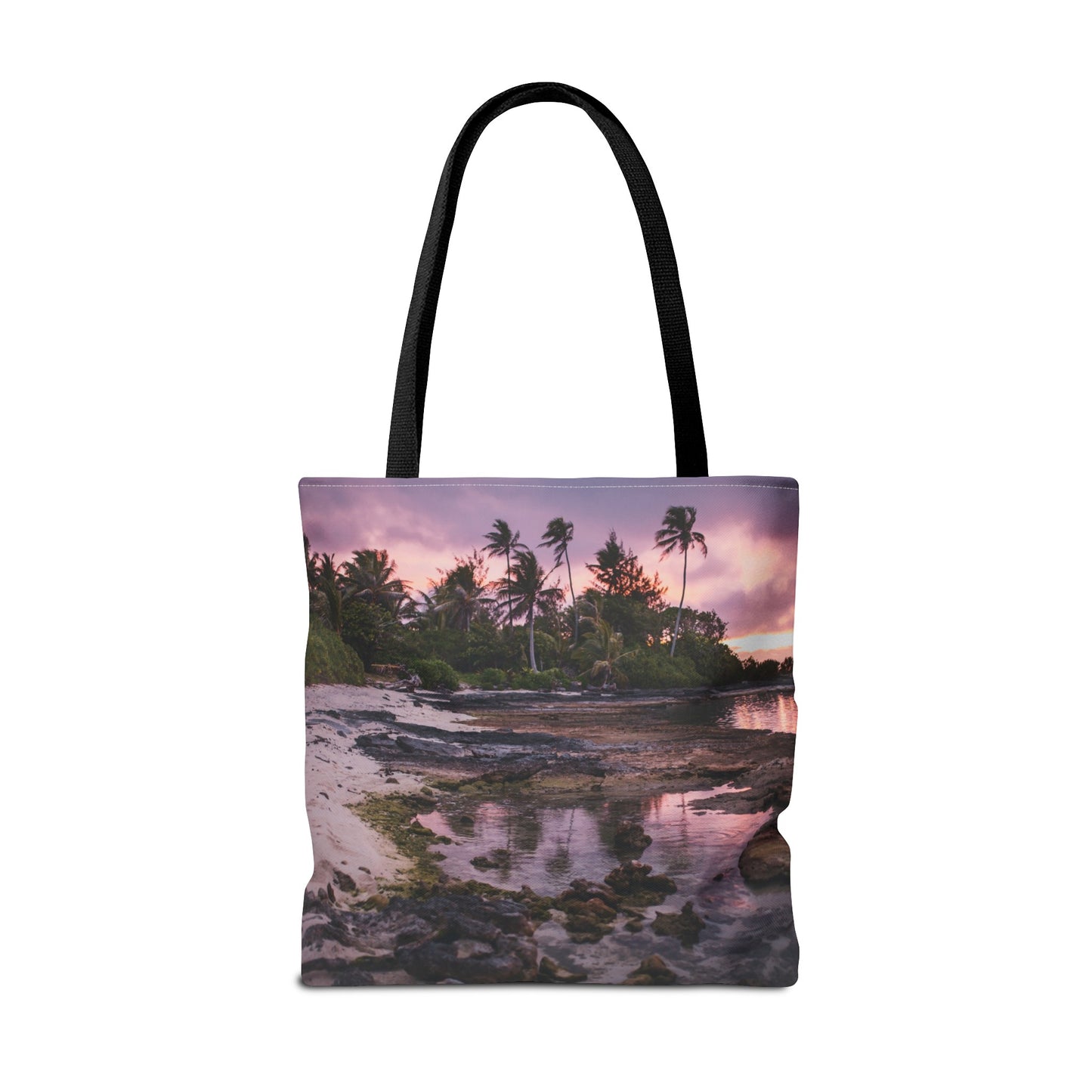 Canvas Bag with Beach Prints