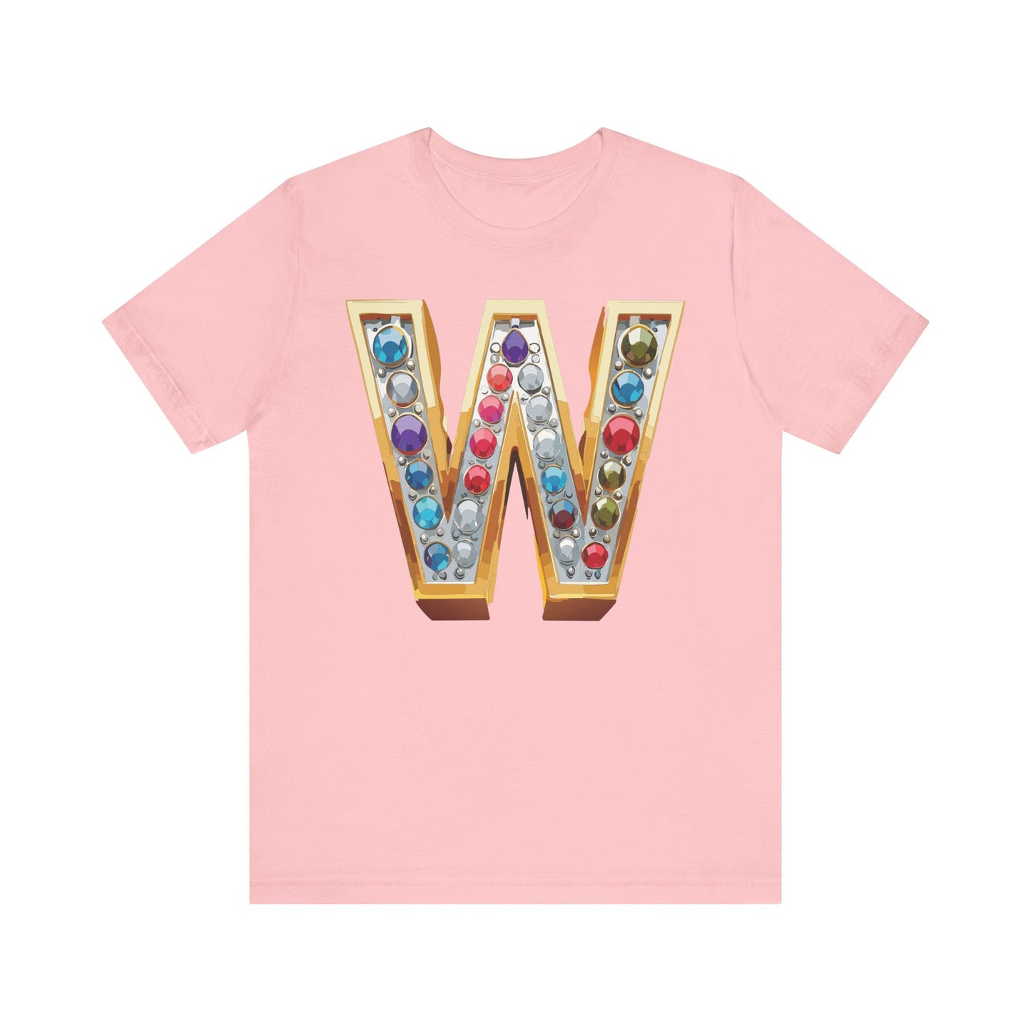 Letter Shirt, Shirt with Letters, Tee Shirt with Gold Letter, Shirt with Antique Letters
