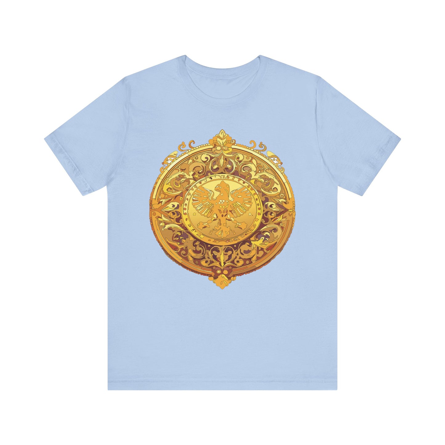 Coin Shirt, Shirt with Coin, Tee Shirt with Gold Coin, Shirt with Antique Coin