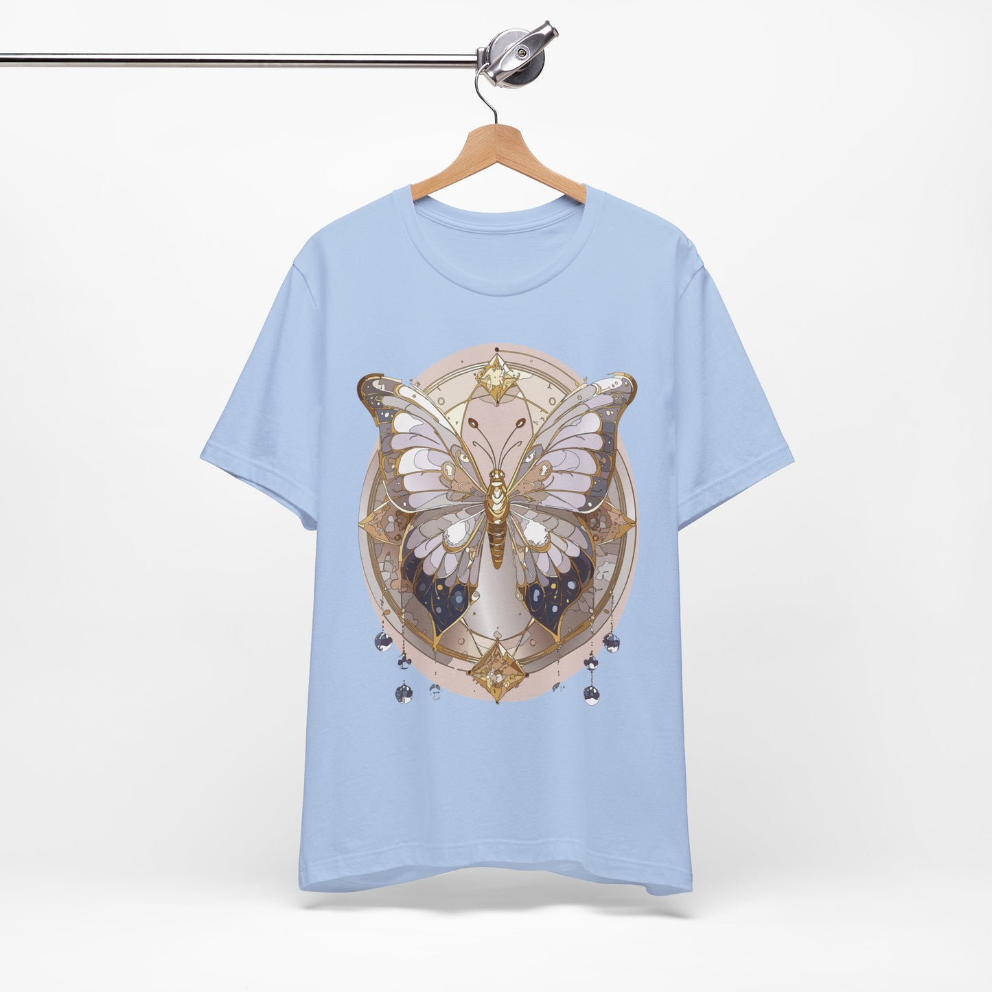 Butterfly Shirt, Shirt with Butterfly, Tee Shirt with Antique Butterfly