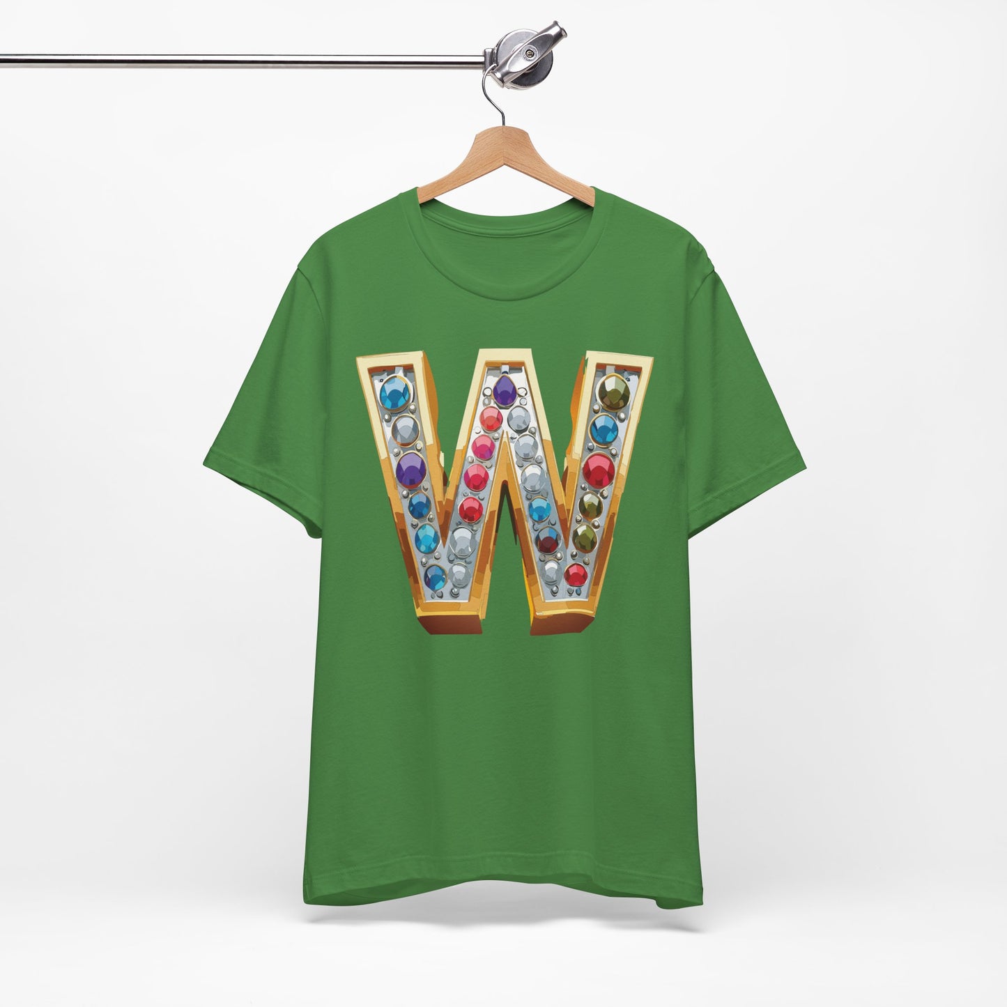 Letter Shirt, Shirt with Letters, Tee Shirt with Gold Letter, Shirt with Antique Letters