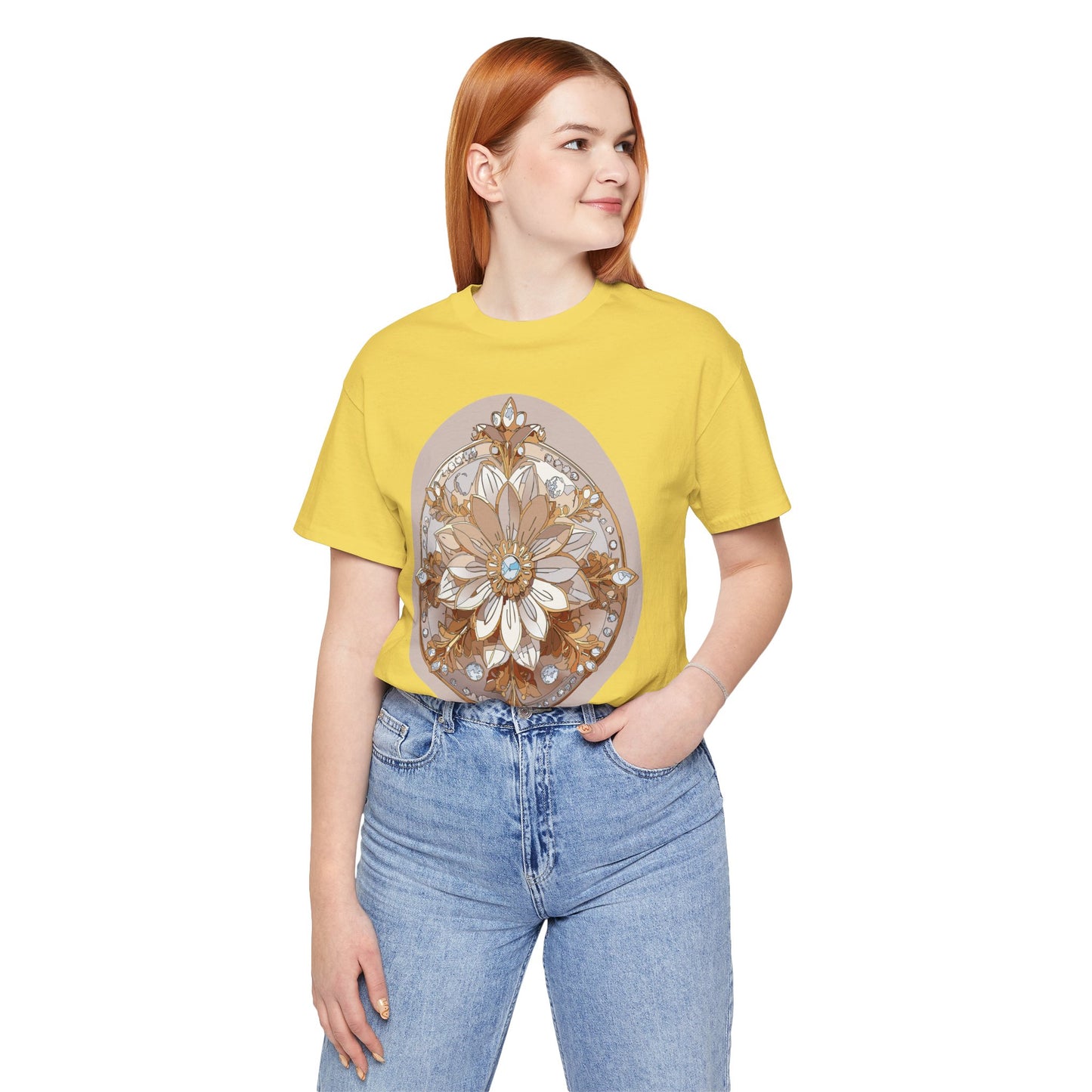 Floral Shirt, Flower Shirt, Tee Shirt with Antique Flower