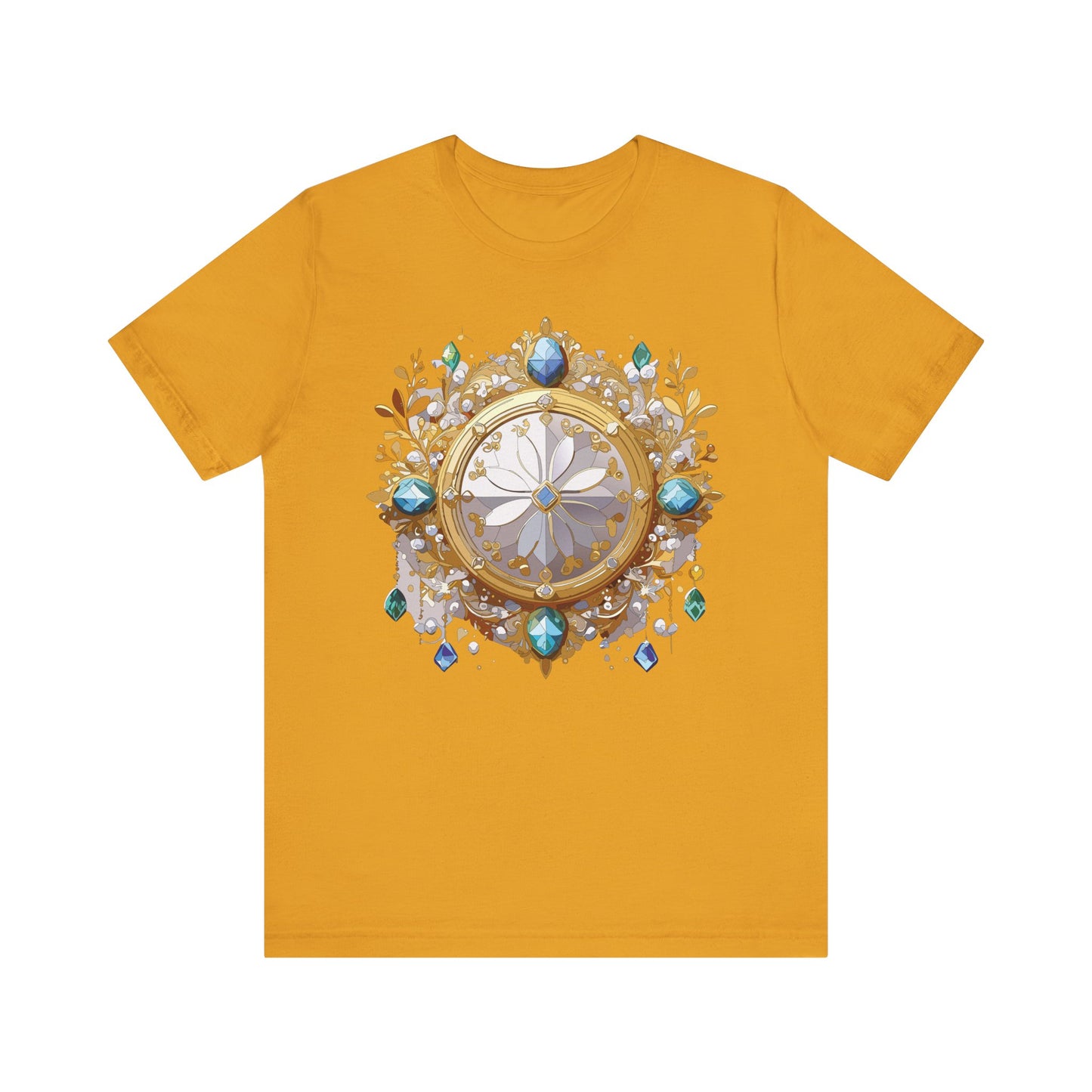Medallion Shirt, Shirt with Medallion, Tee Shirt with Medal
