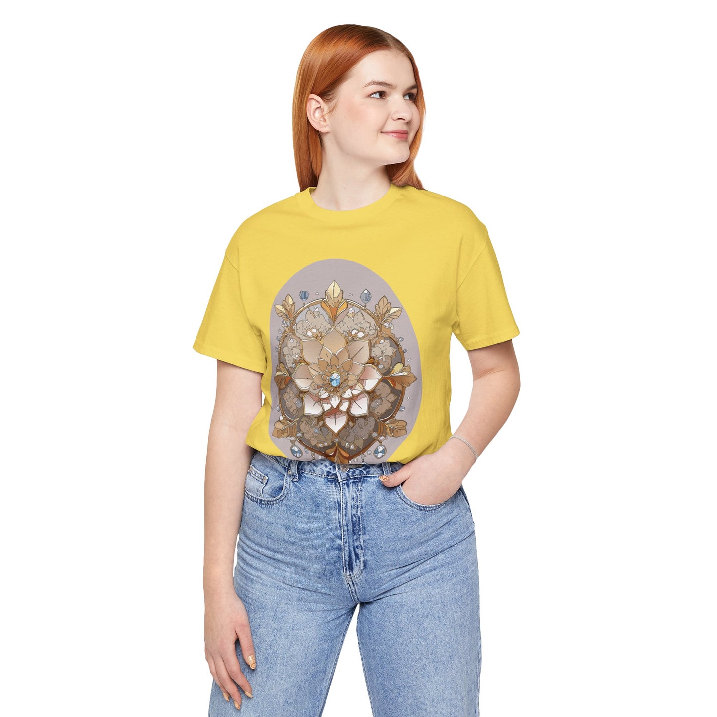 Floral Shirt, Flower Shirt, Tee Shirt with Antique Flower