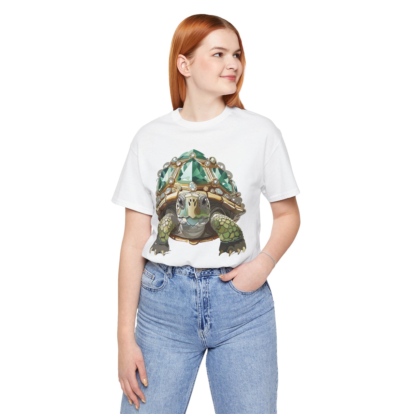 Animal Shirt, Shirt with Animal, Tee Shirt with Gold Animal Medal, Shirt with Antique Animal Medallion