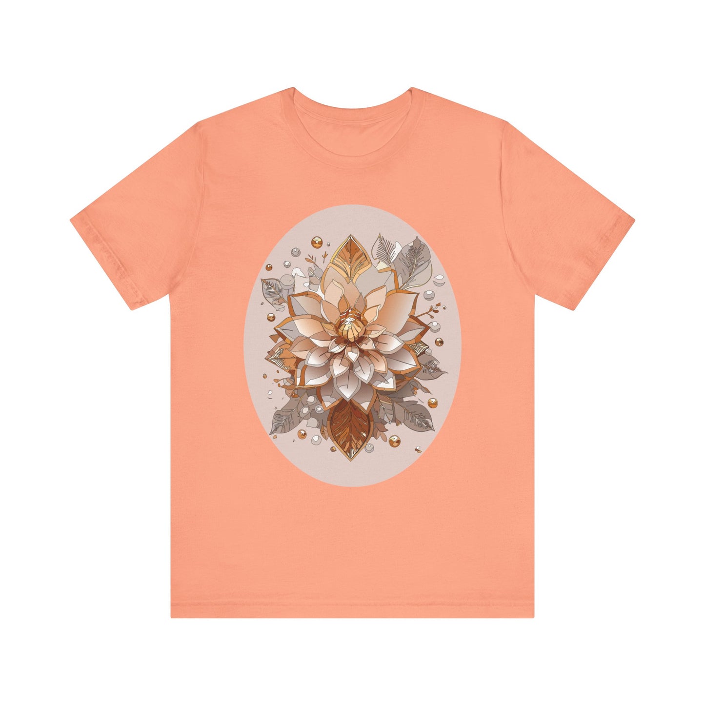 Floral Shirt, Flower Shirt, Tee Shirt with Antique Flower