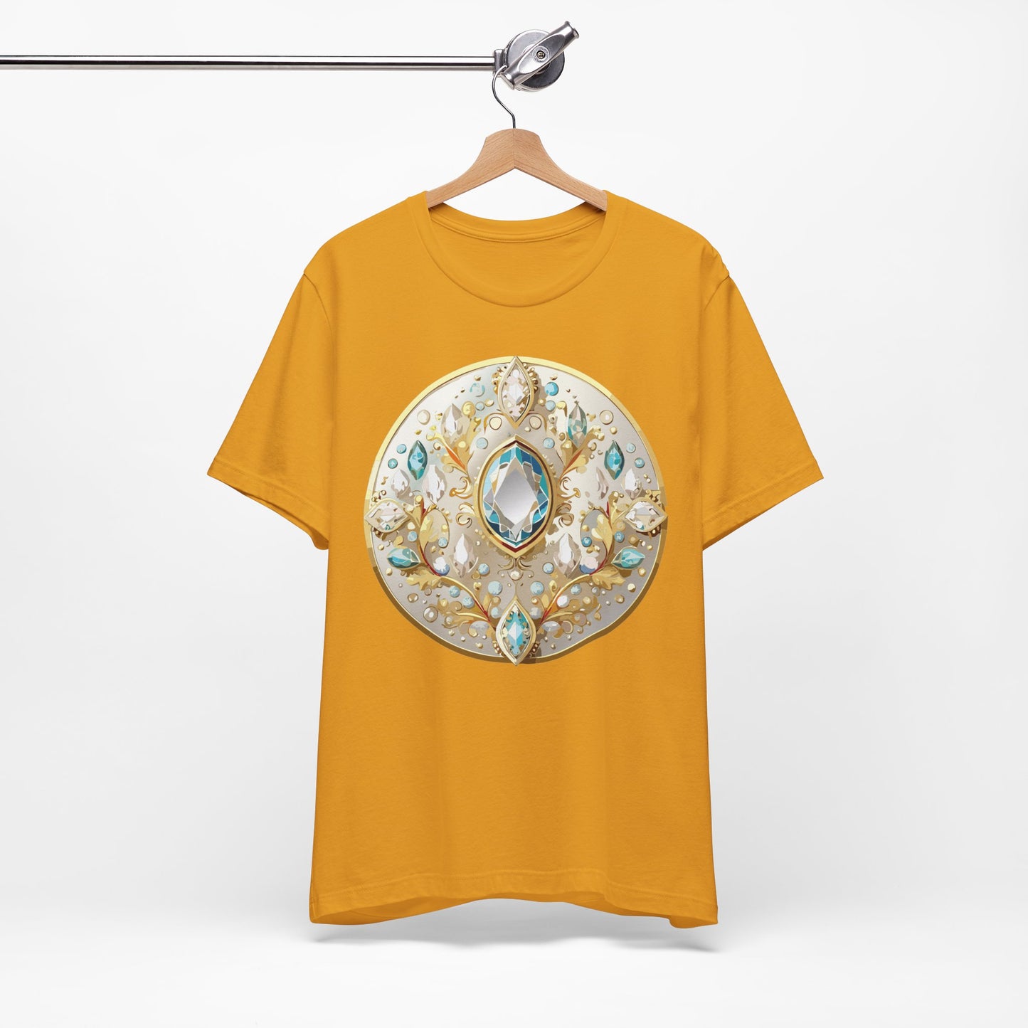 Medallion Shirt, Shirt with Medallion, Tee Shirt with Medal
