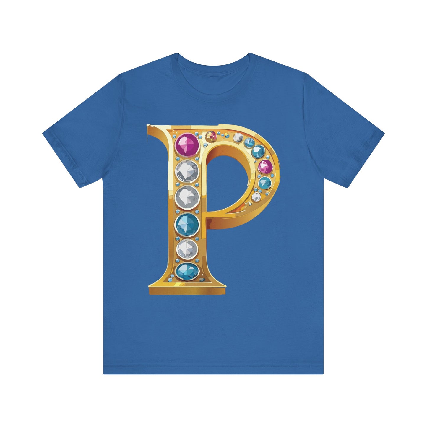 Letter Shirt, Shirt with Letters, Tee Shirt with Gold Letter, Shirt with Antique Letters