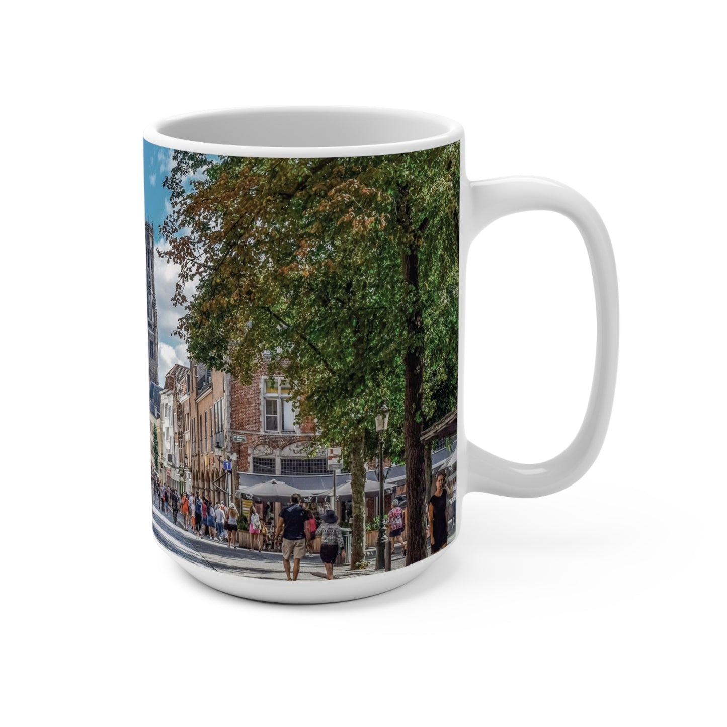 Coffee & Tea Mug with City prints, 15oz