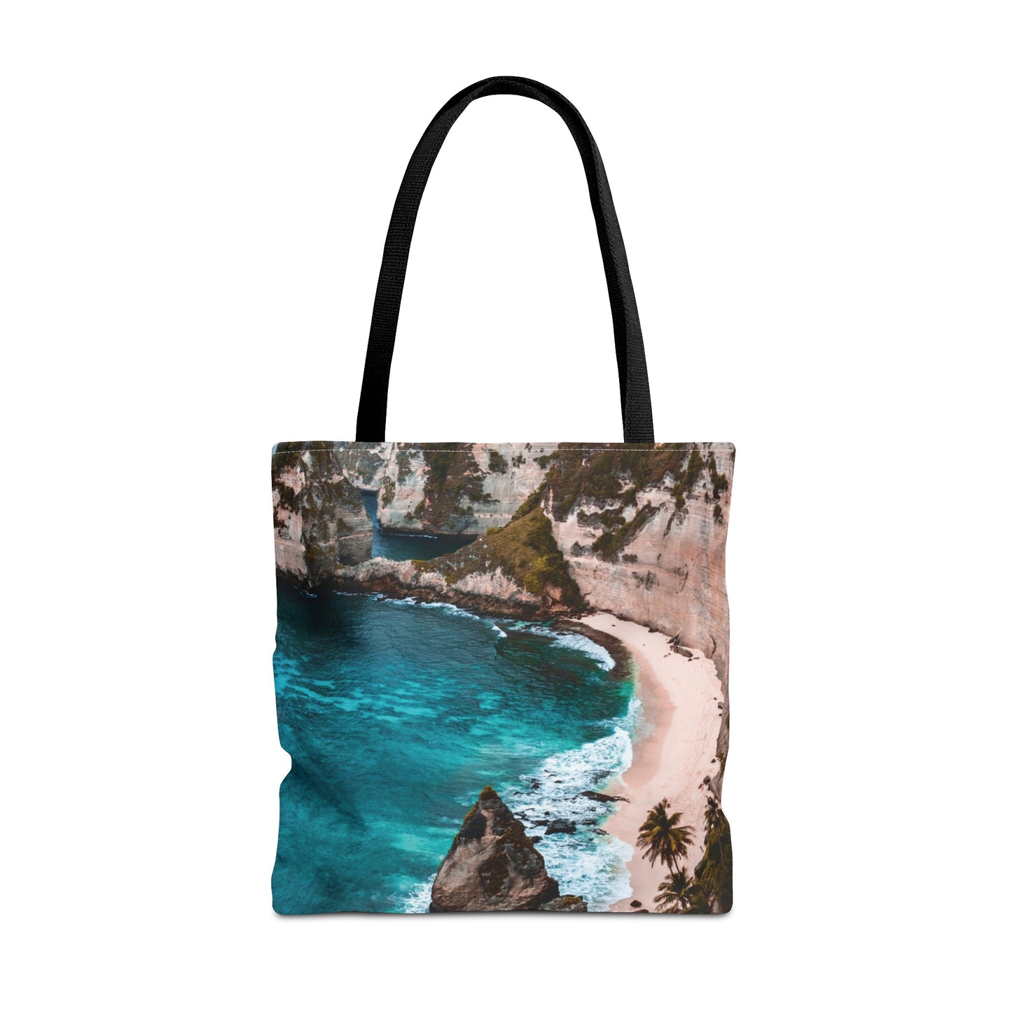 Canvas Bag with Beach Prints