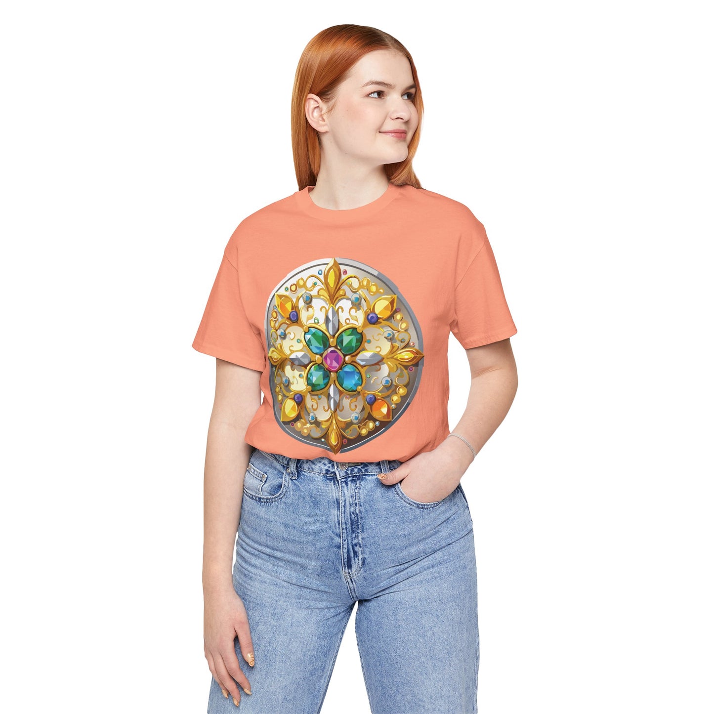 Medallion Shirt, Shirt with Medallion, Tee Shirt with Medal