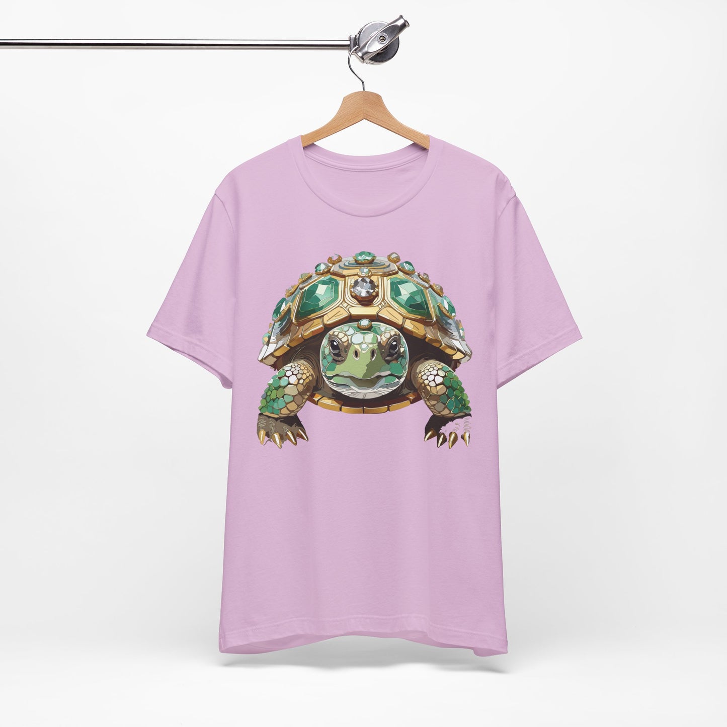 Animal Shirt, Shirt with Animal, Tee Shirt with Gold Animal Medal, Shirt with Antique Animal Medallion