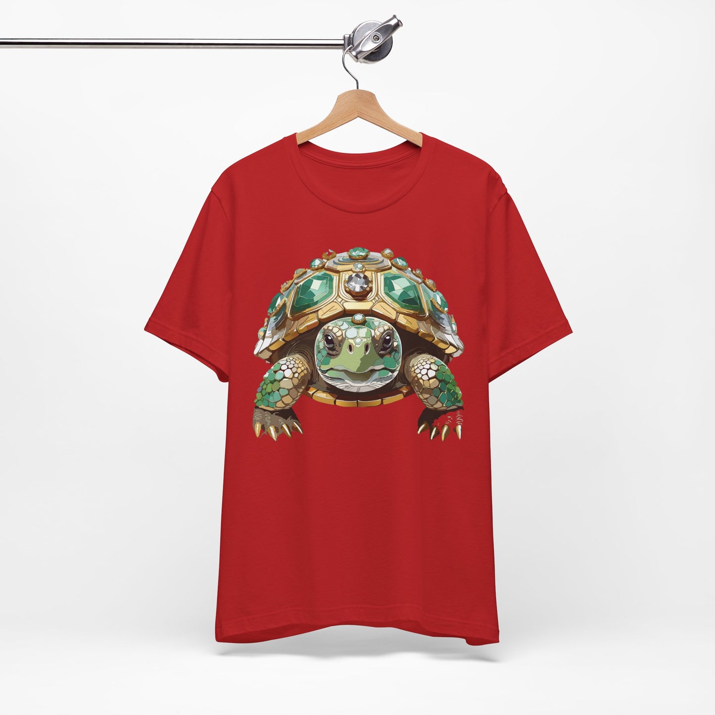 Animal Shirt, Shirt with Animal, Tee Shirt with Gold Animal Medal, Shirt with Antique Animal Medallion