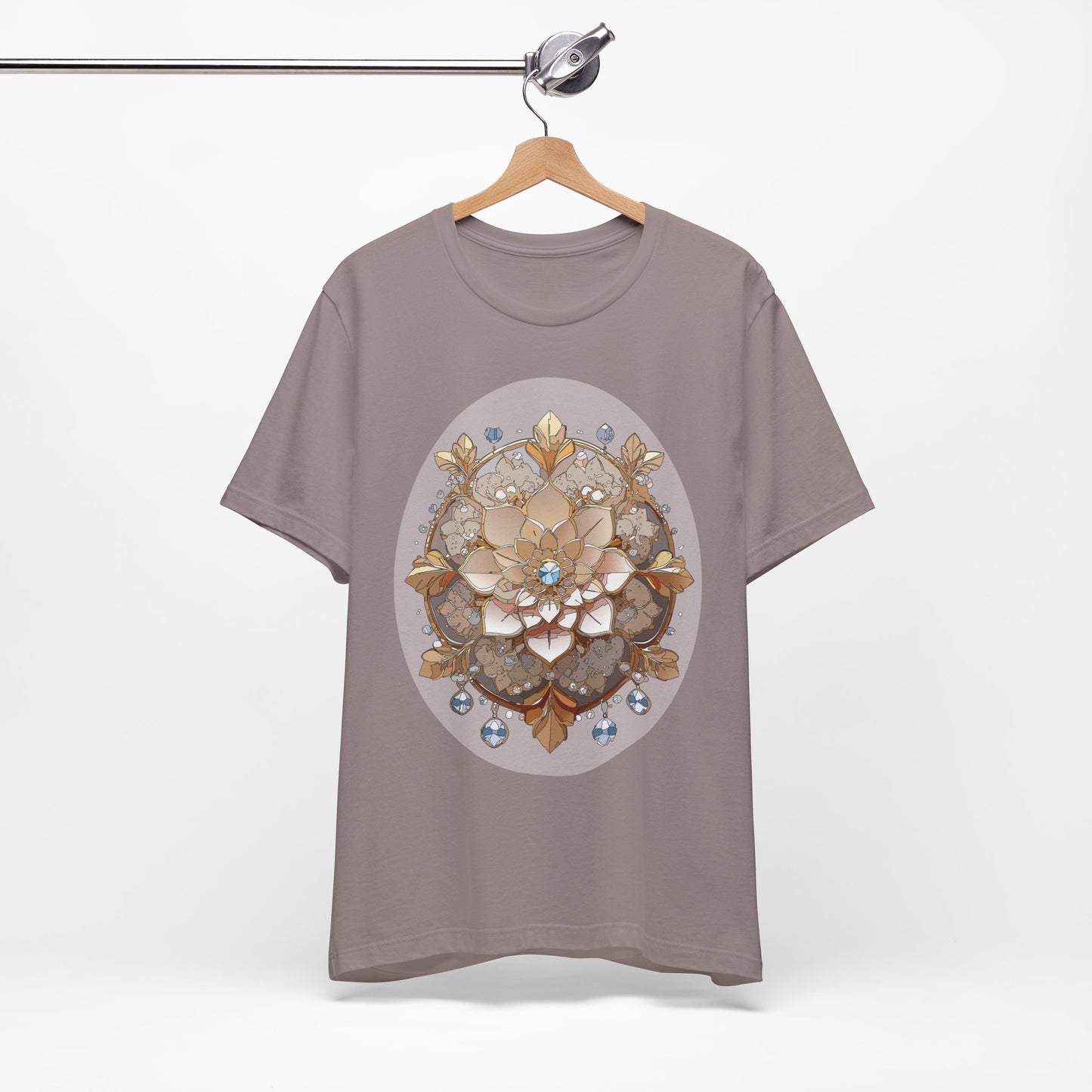 Floral Shirt, Flower Shirt, Tee Shirt with Antique Flower