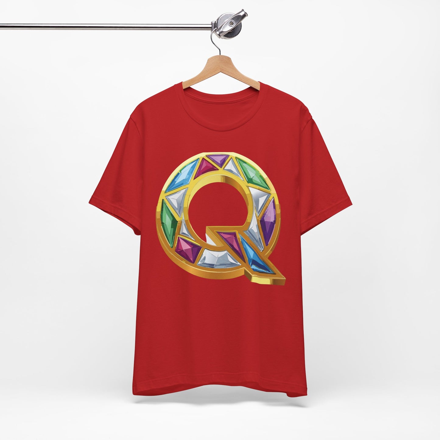 Letter Shirt, Shirt with Letters, Tee Shirt with Gold Letter, Shirt with Antique Letters