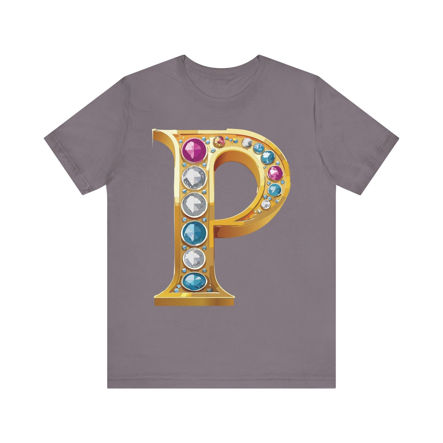 Letter Shirt, Shirt with Letters, Tee Shirt with Gold Letter, Shirt with Antique Letters