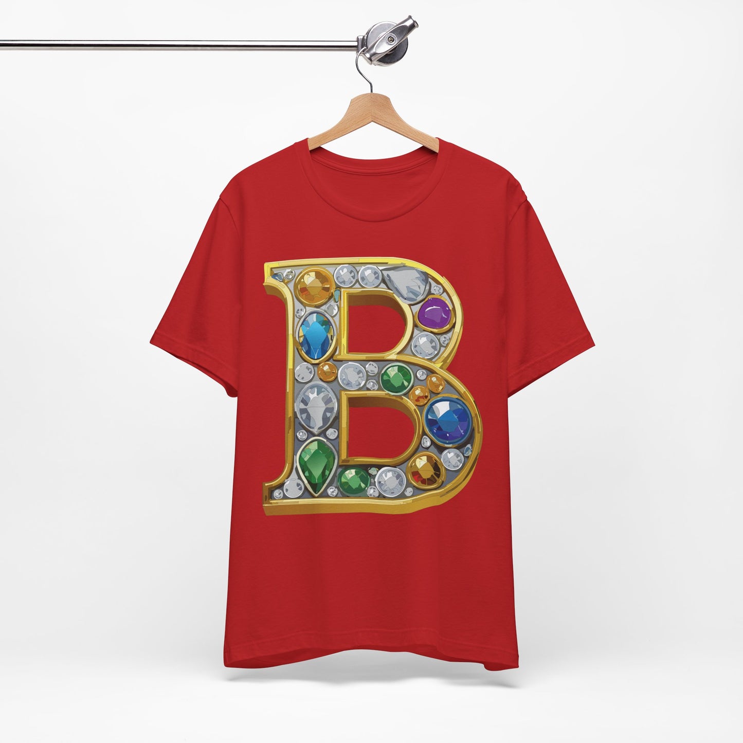 Letter Shirt, Shirt with Letters, Tee Shirt with Gold Letter, Shirt with Antique Letters