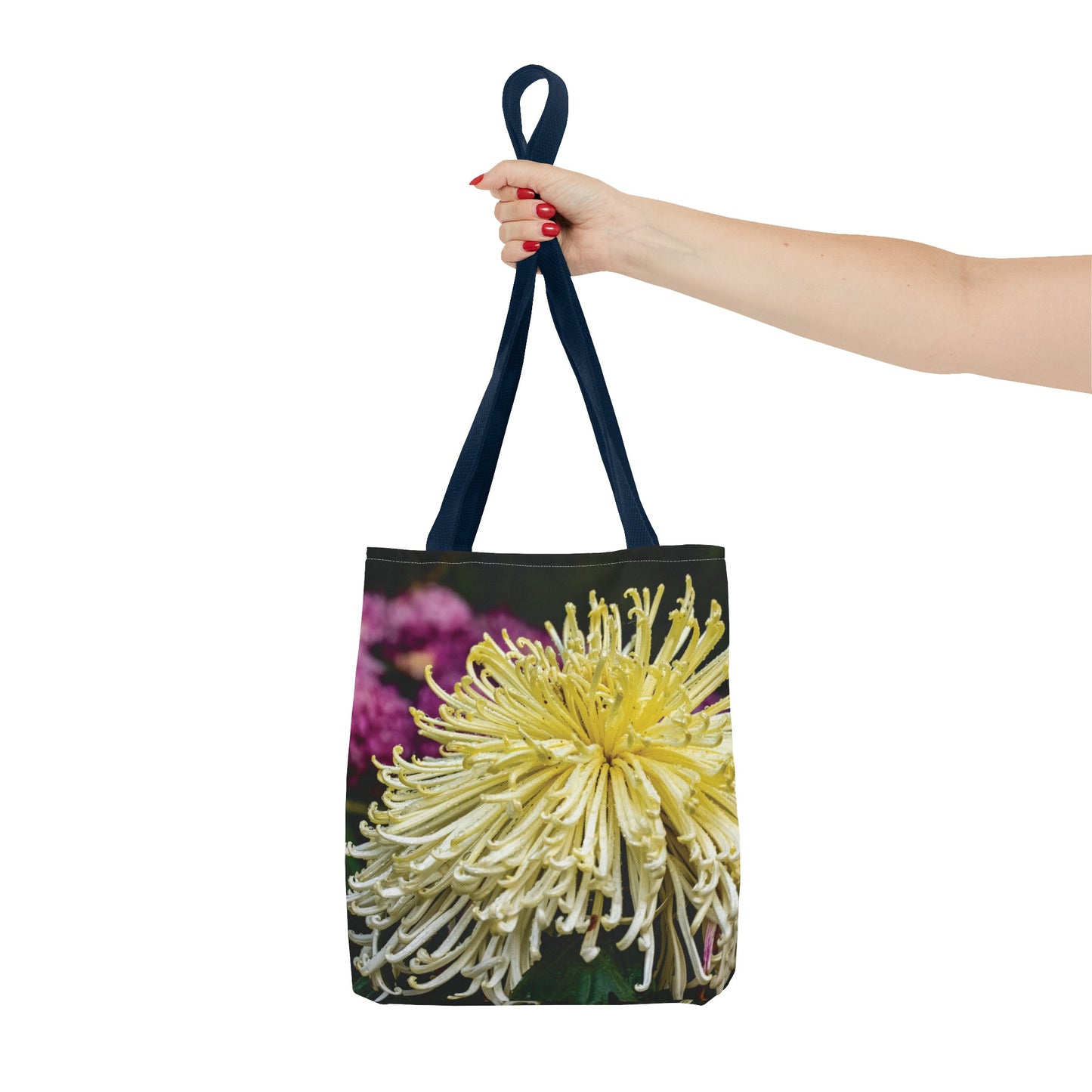 Canvas Bag with Floral Prints