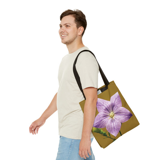 Canvas Bag with Floral Prints