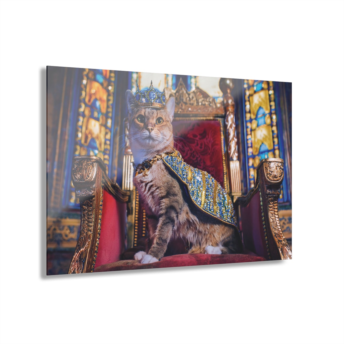 Crown Cat Wall Decor, Wall Art Decor with Animals 4