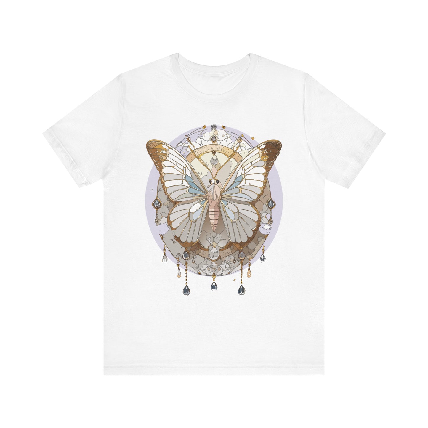 Butterfly Shirt, Shirt with Butterfly, Tee Shirt with Antique Butterfly