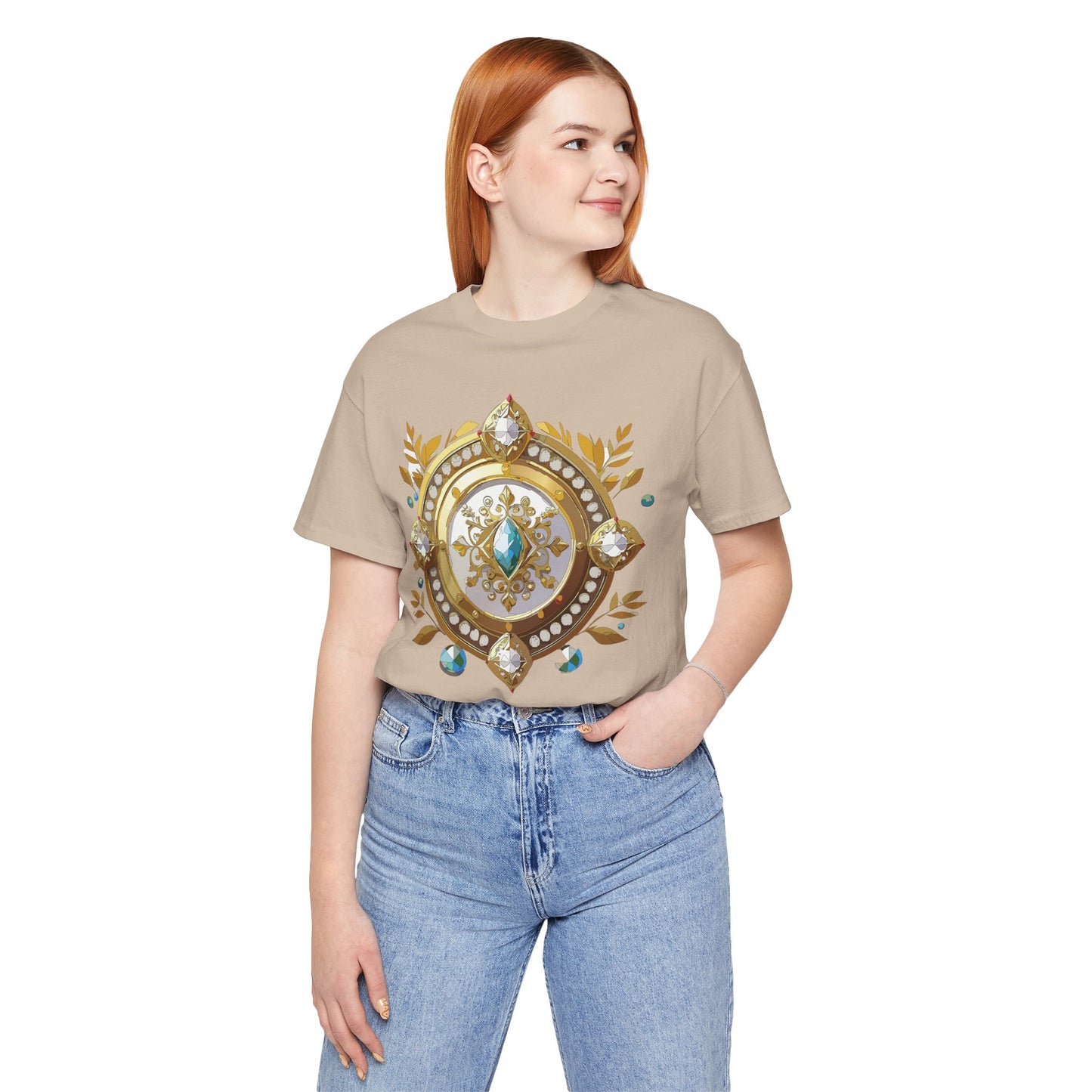 Medallion Shirt, Shirt with Medallion, Tee Shirt with Medal
