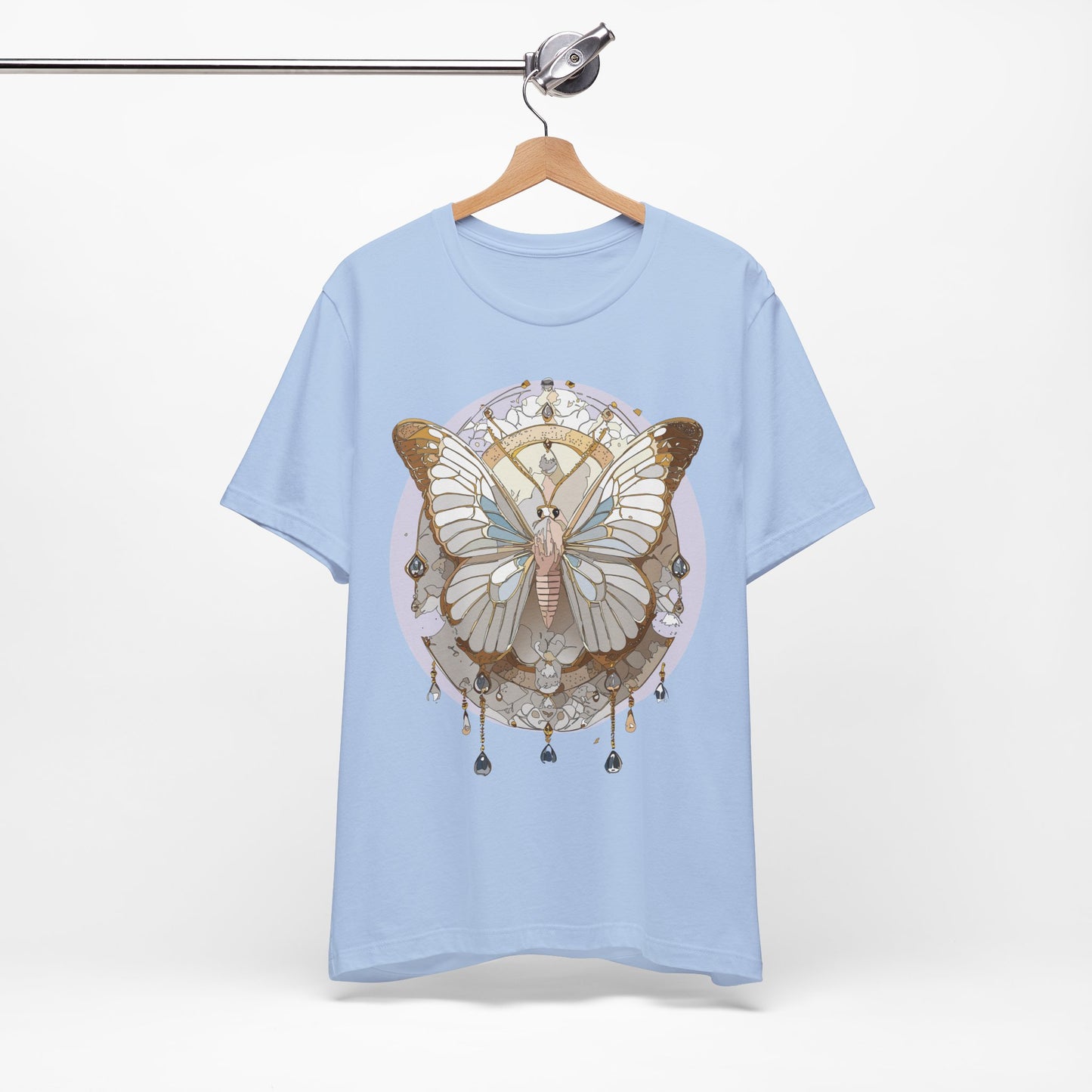 Butterfly Shirt, Shirt with Butterfly, Tee Shirt with Antique Butterfly