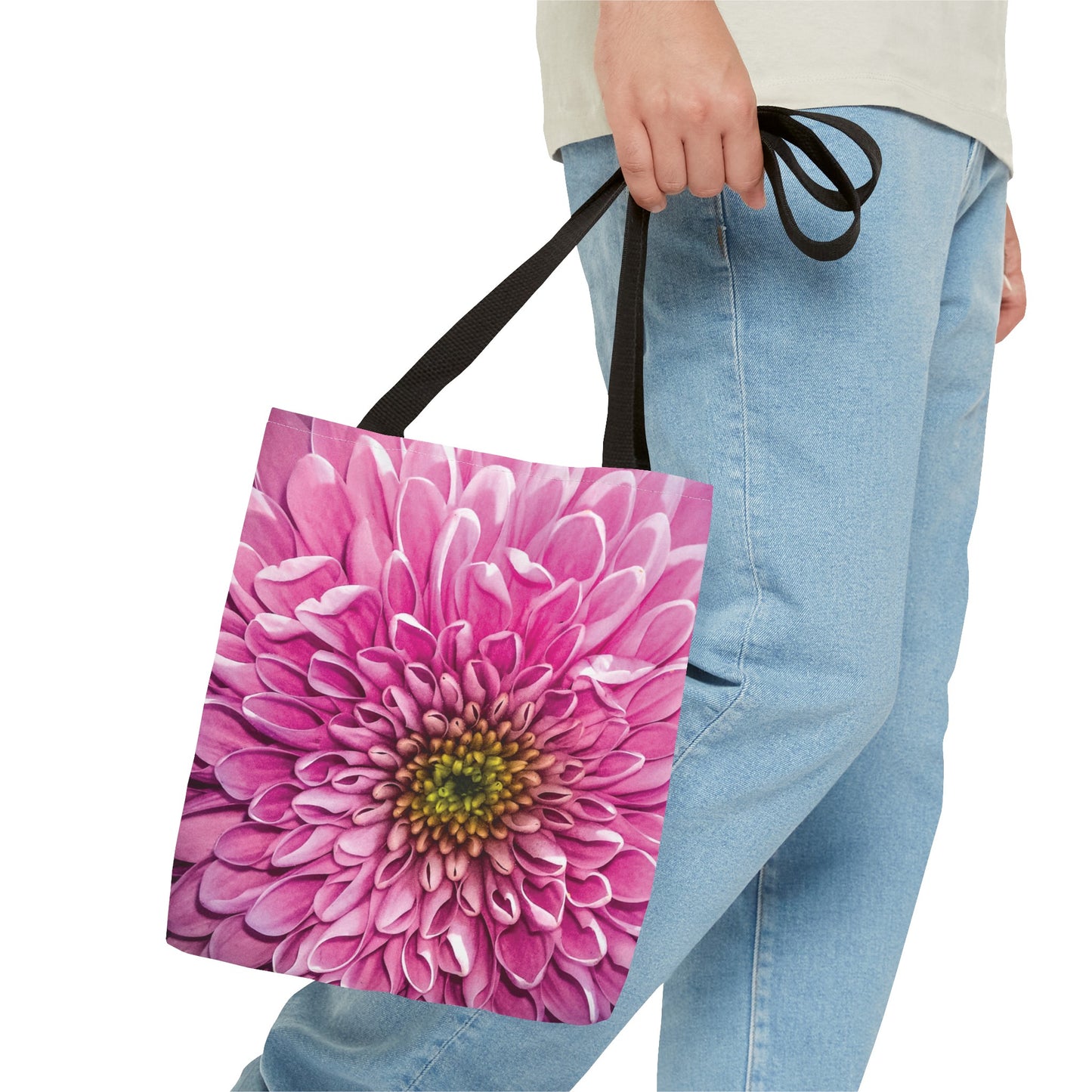 Canvas Bag with Floral Prints