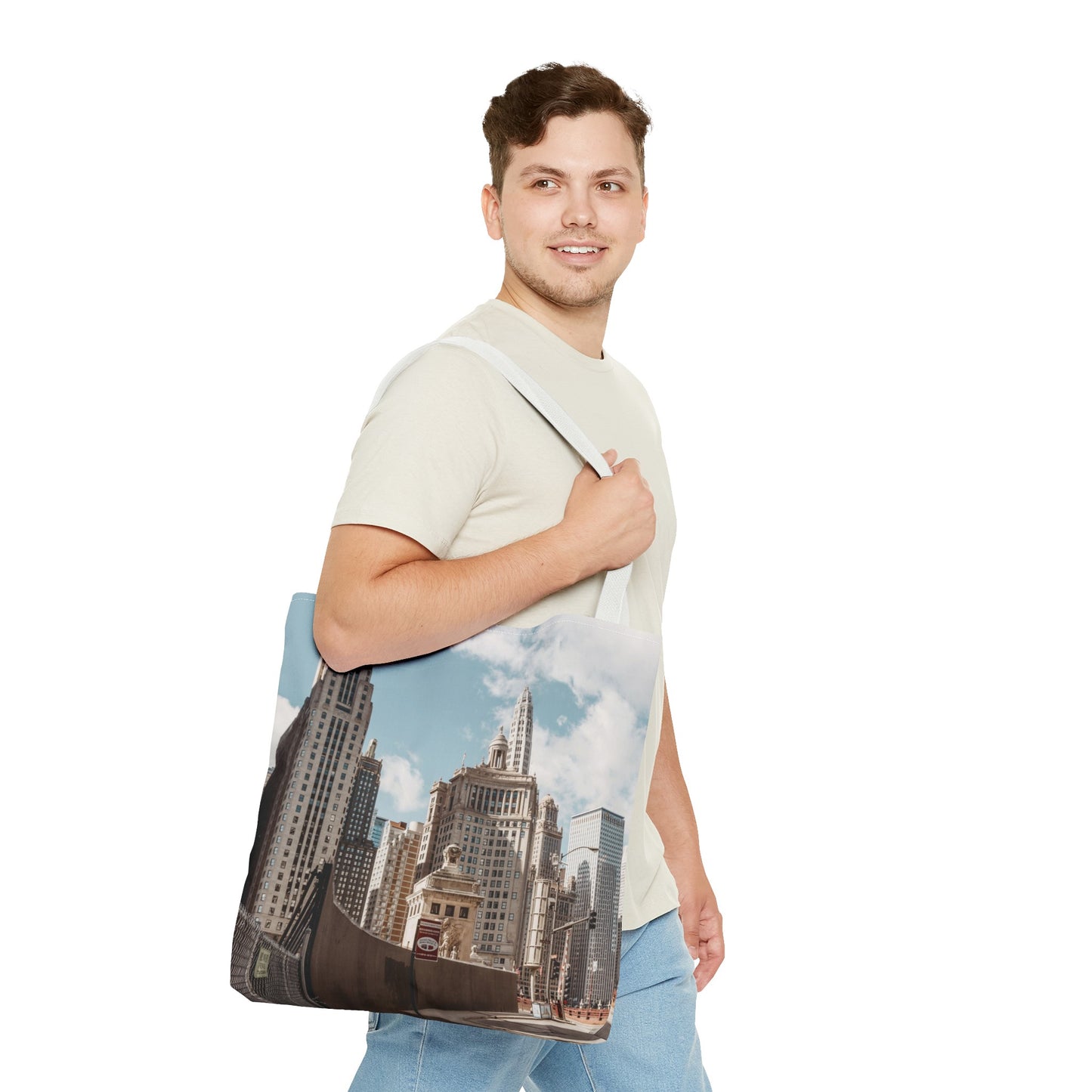 Canvas Bag with City Prints