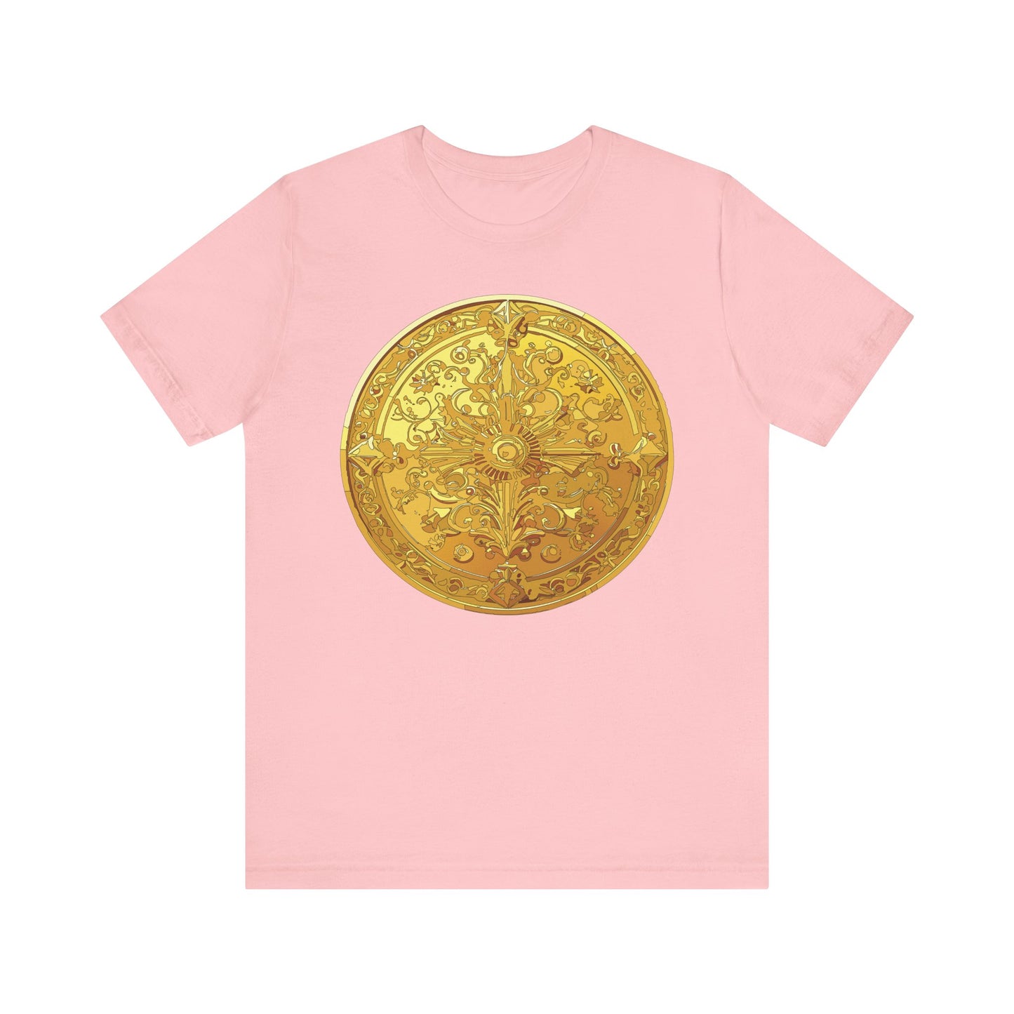 Coin Shirt, Shirt with Coin, Tee Shirt with Gold Coin, Shirt with Antique Coin