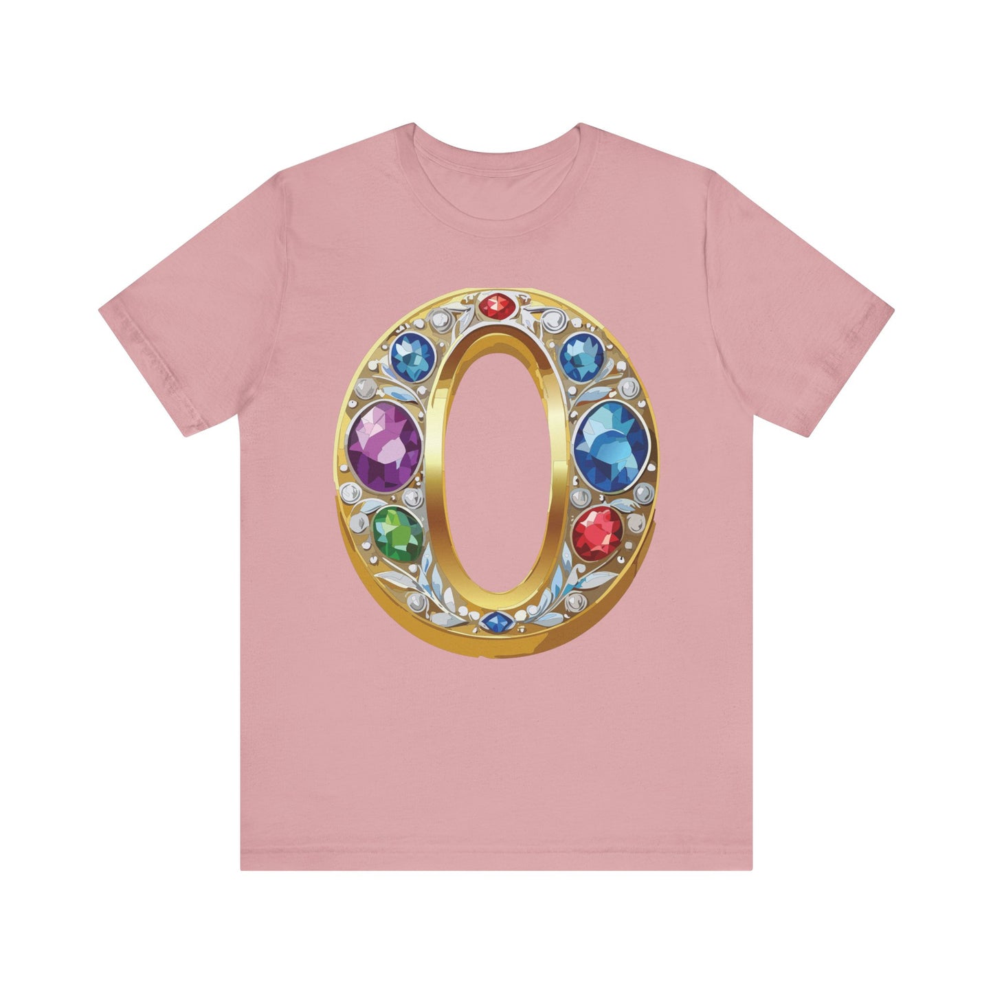 Letter Shirt, Shirt with Letters, Tee Shirt with Gold Letter, Shirt with Antique Letters