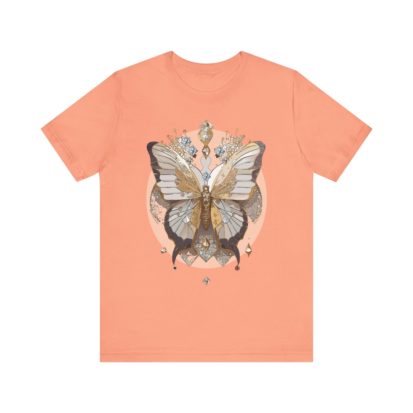 Butterfly Shirt, Shirt with Butterfly, Tee Shirt with Antique Butterfly
