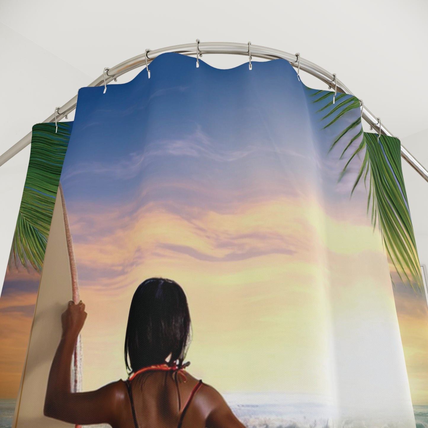 Woman Shower Curtain