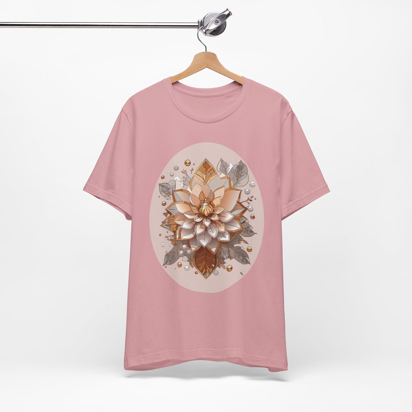 Floral Shirt, Flower Shirt, Tee Shirt with Antique Flower