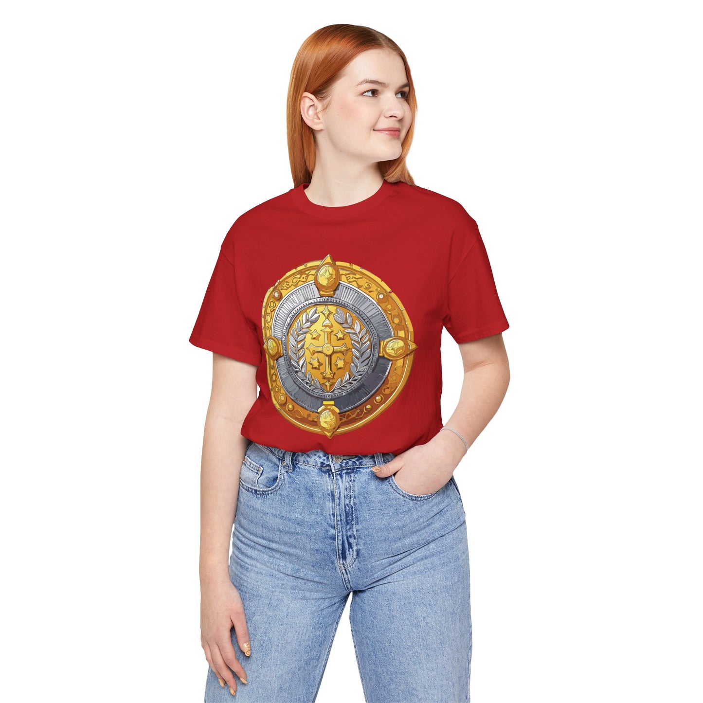 Coin Shirt, Shirt with Coin, Tee Shirt with Gold Coin, Shirt with Antique Coin