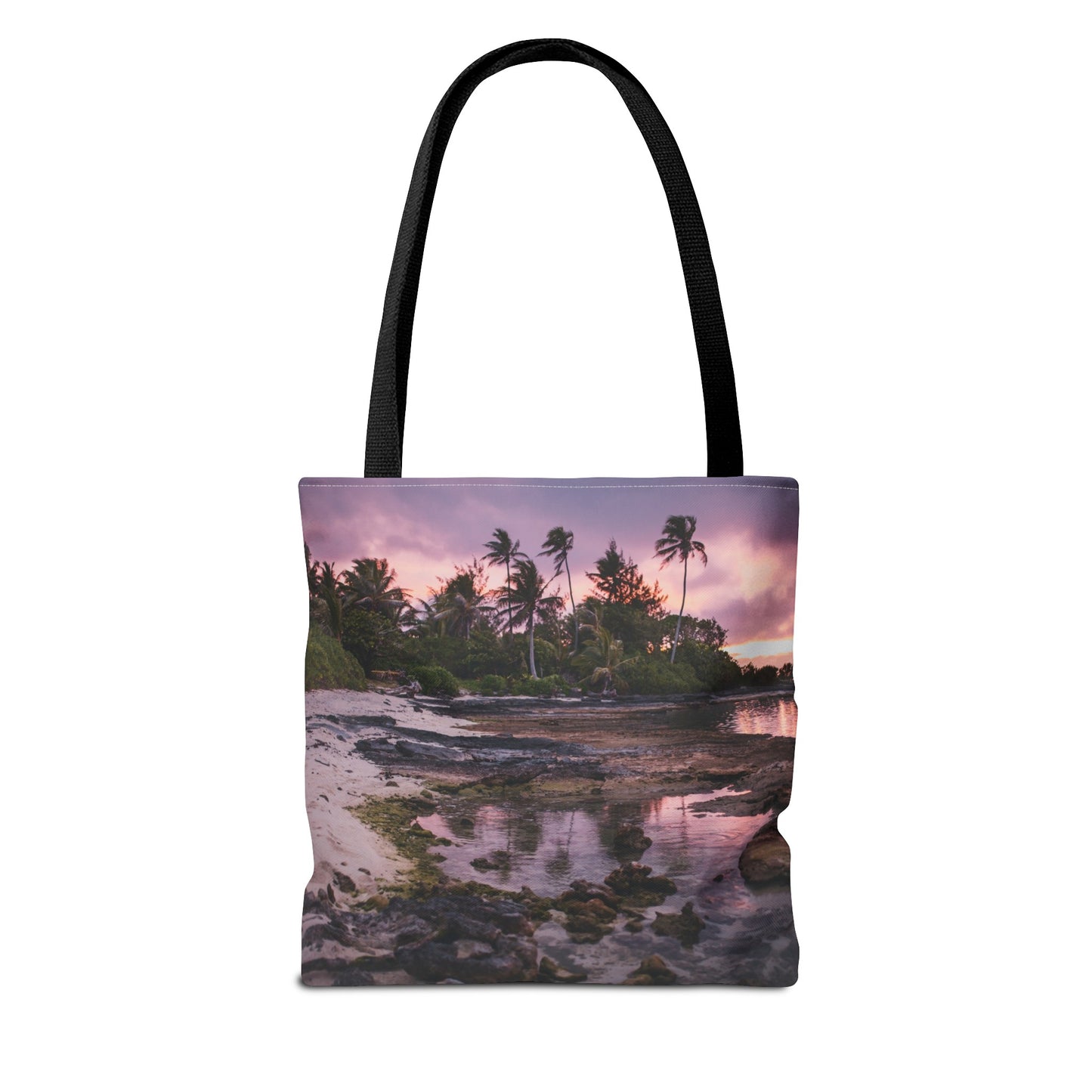 Canvas Bag with Beach Prints