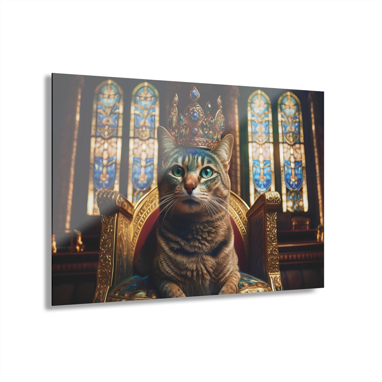 Crown Cat Wall Decor, Wall Art Decor with Animals 5