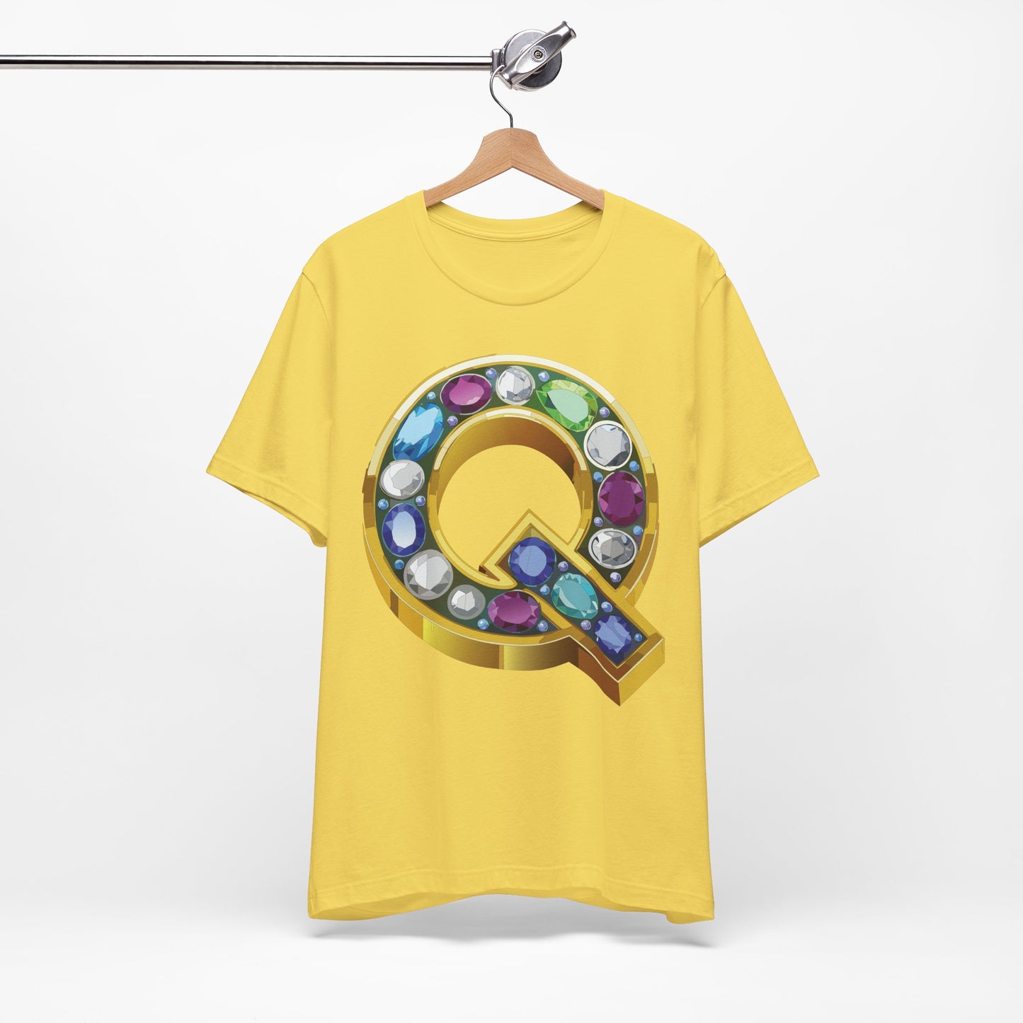 Letter Shirt, Shirt with Letters, Tee Shirt with Gold Letter, Shirt with Antique Letters