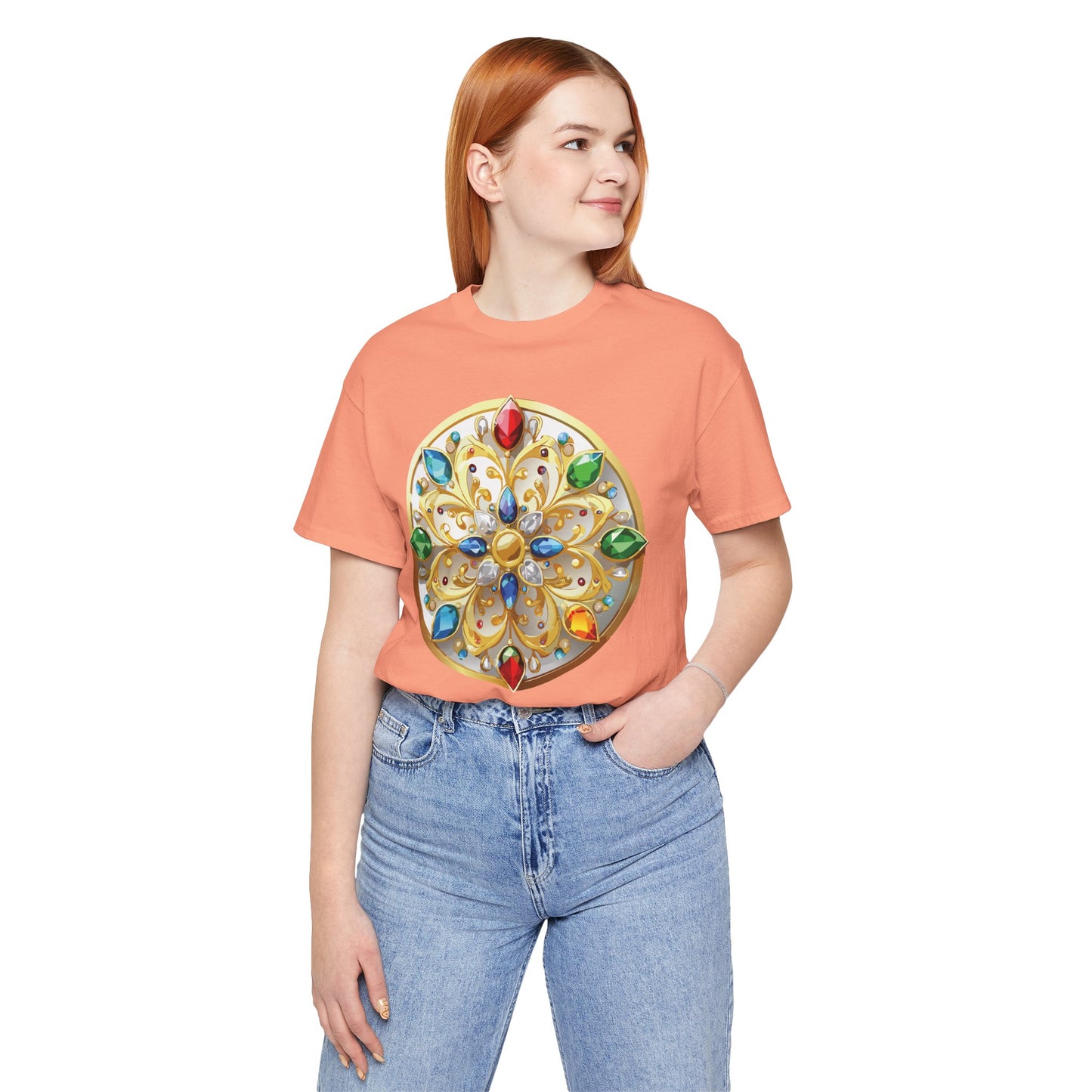 Medallion Shirt, Shirt with Medallion, Tee Shirt with Medal